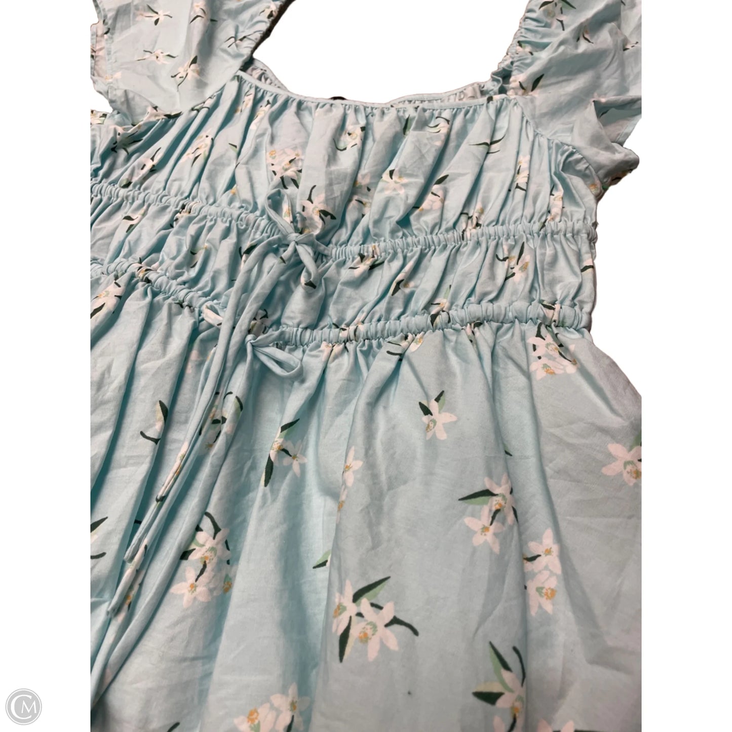 Top Short Sleeve Designer By Kate Spade In Blue, Size: M
