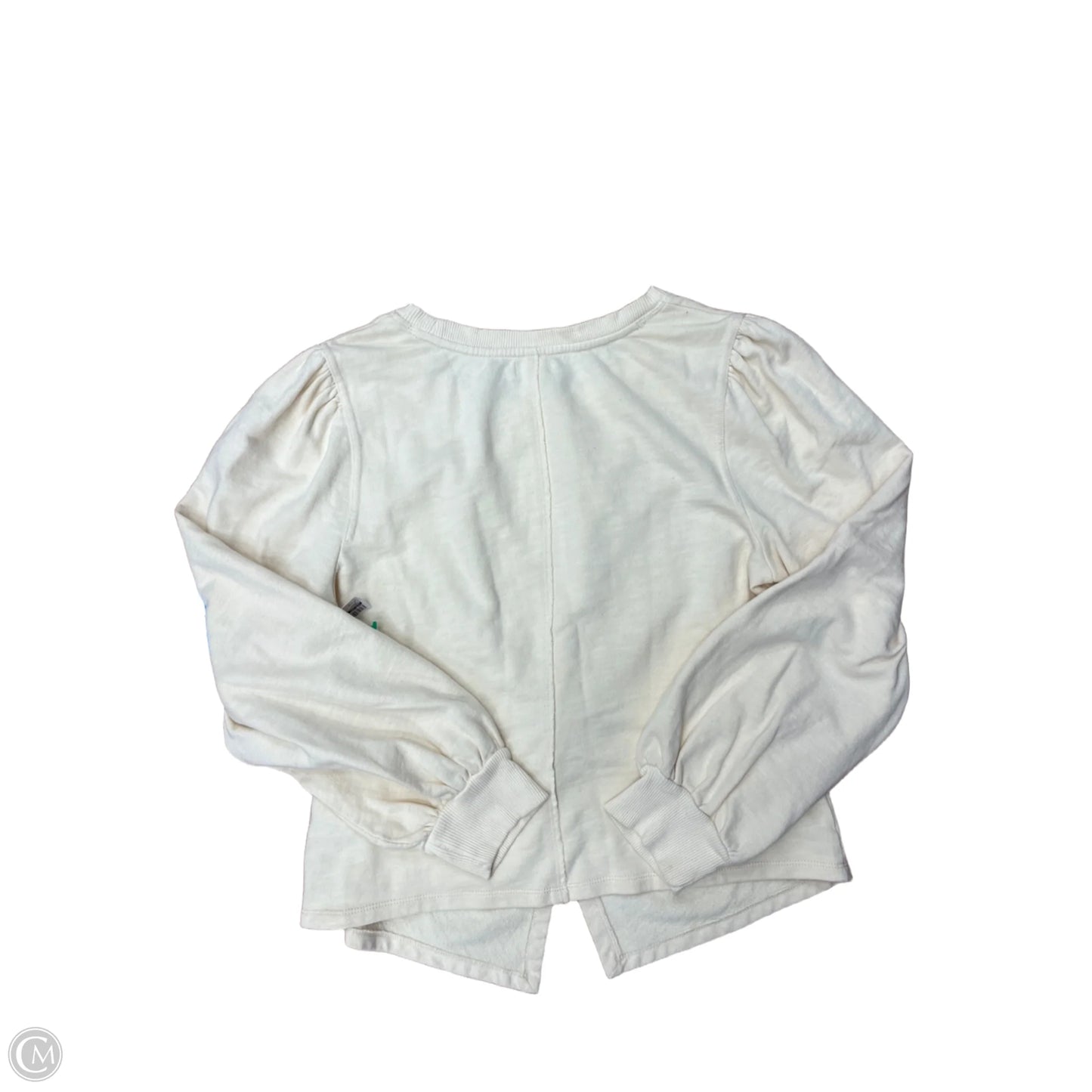 Sweatshirt Crewneck By Pilcro In Cream, Size: M