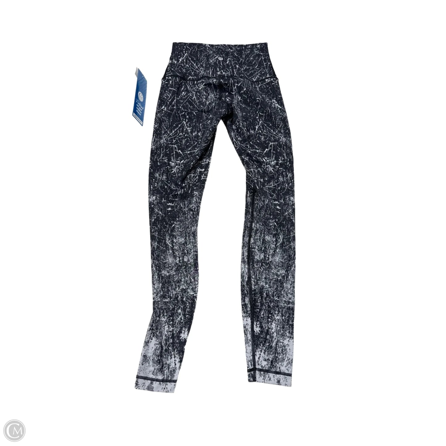 Athletic Leggings By Lululemon In Black & White, Size: 6