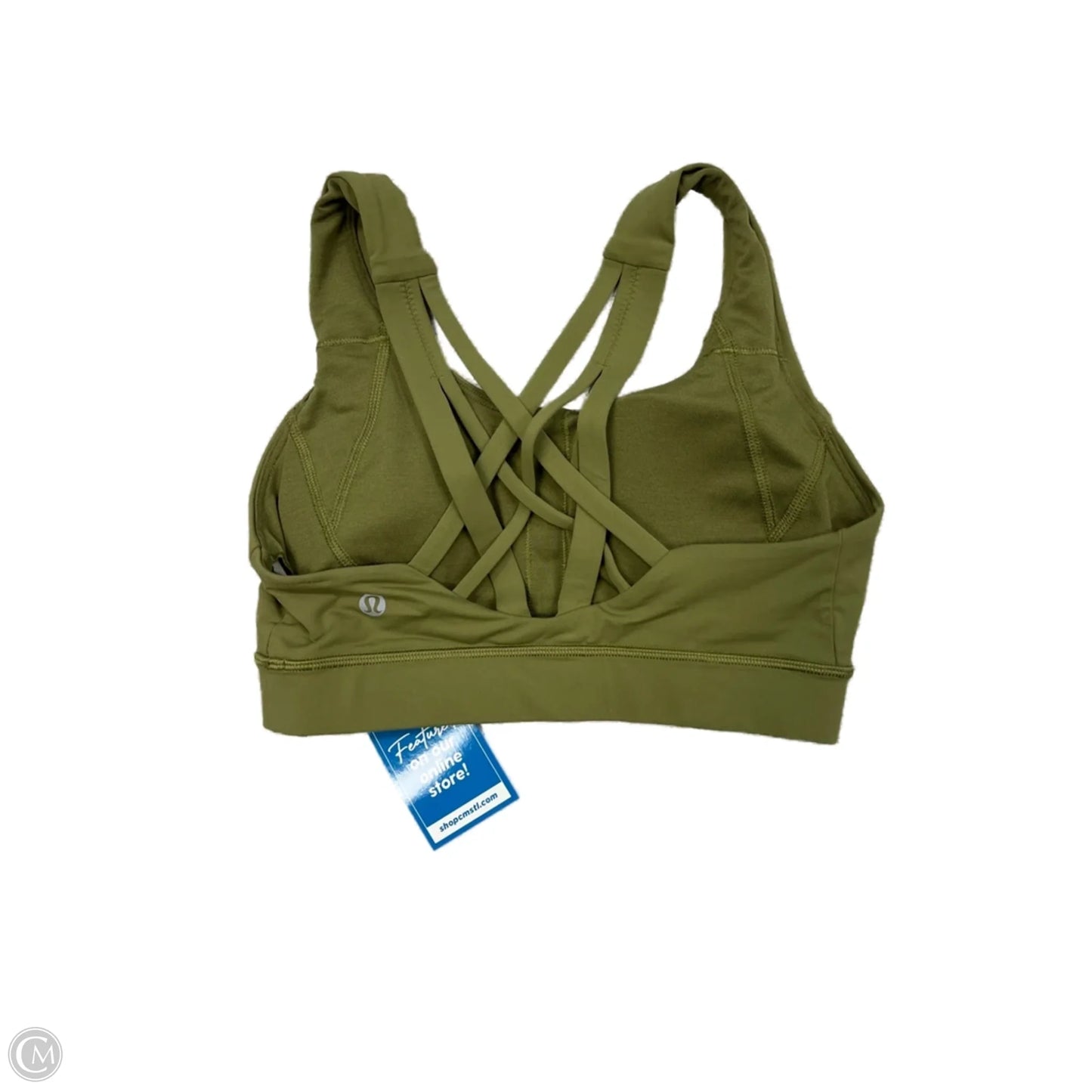 Athletic Bra By Lululemon In Green, Size: 4