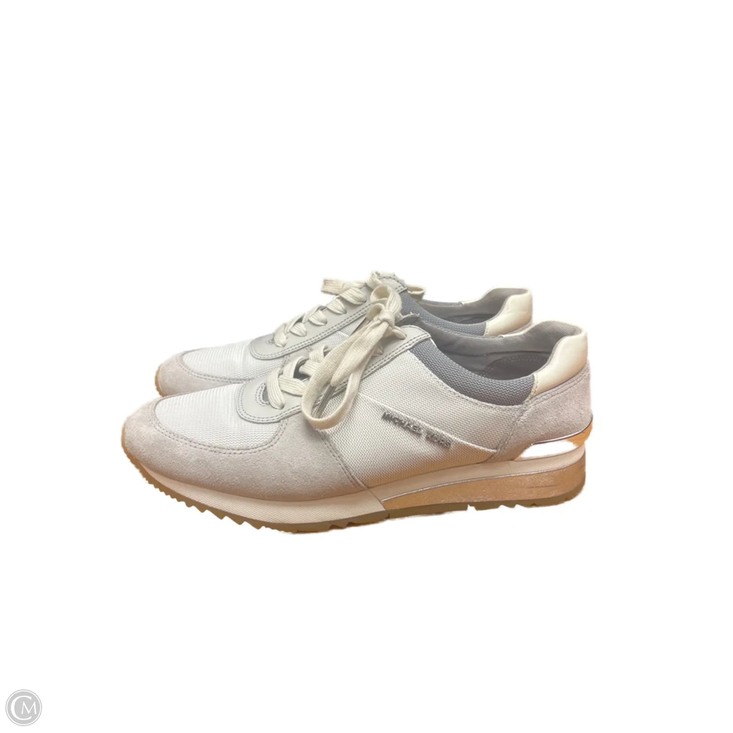 Trainers / Shoes Designer By Michael Kors In Grey, Size: 9