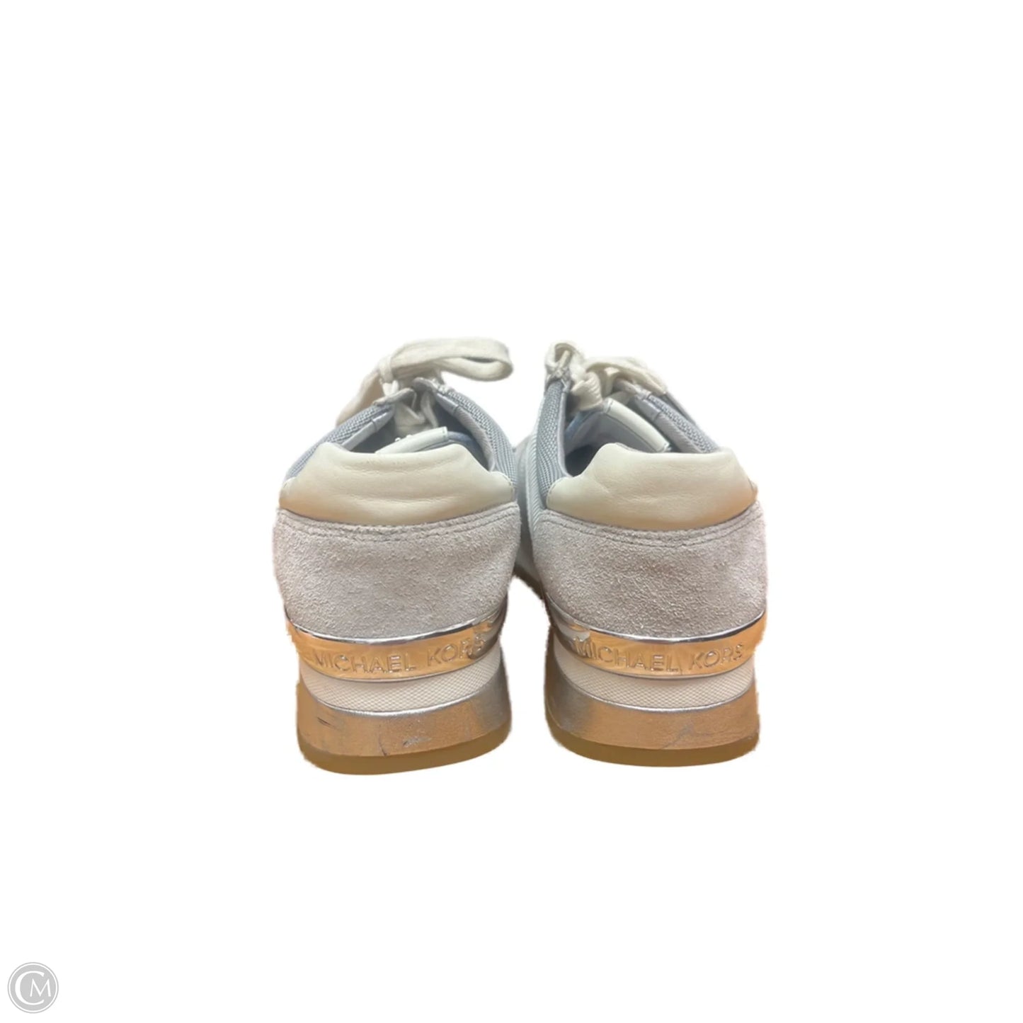 Trainers / Shoes Designer By Michael Kors In Grey, Size: 9