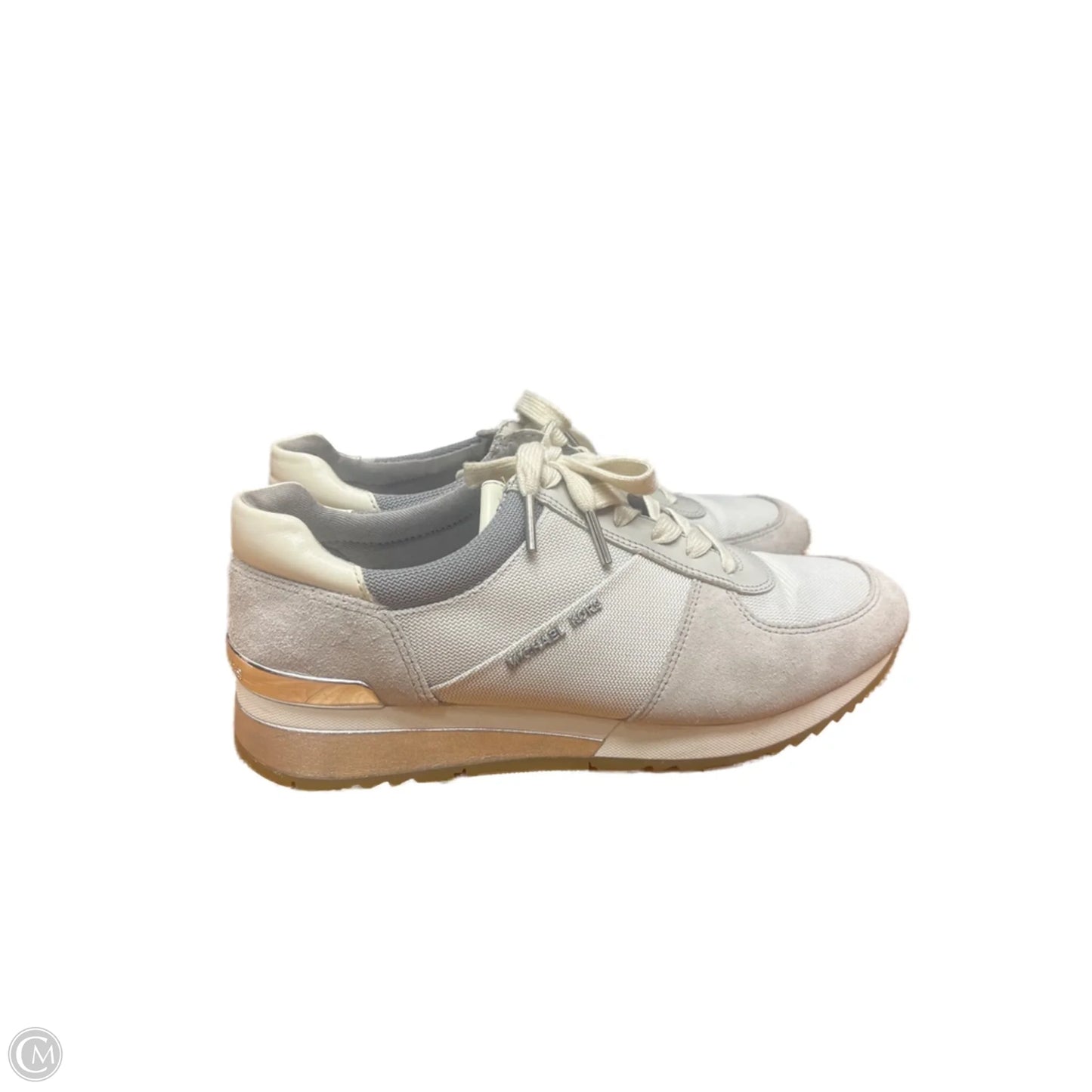 Trainers / Shoes Designer By Michael Kors In Grey, Size: 9