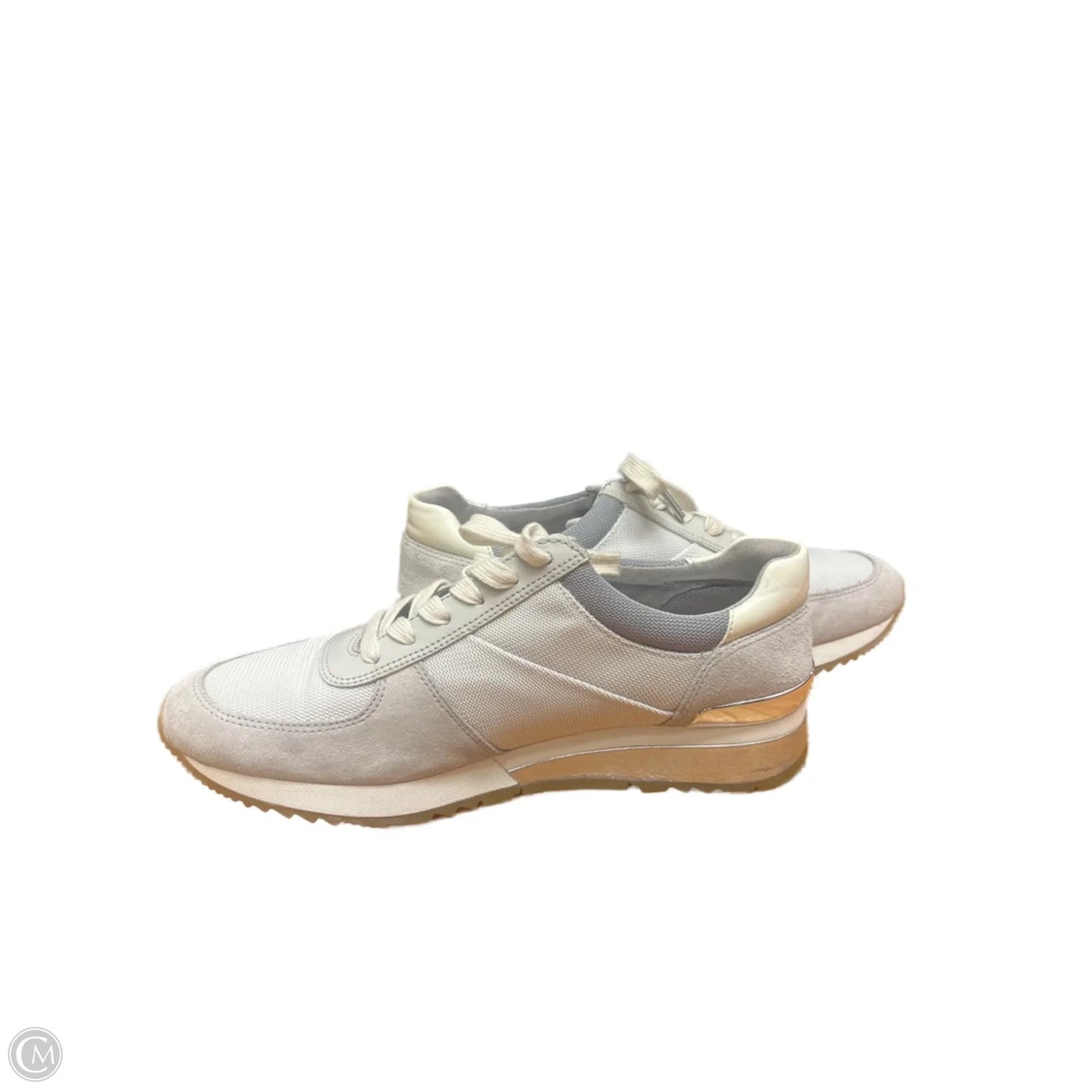Trainers / Shoes Designer By Michael Kors In Grey, Size: 9