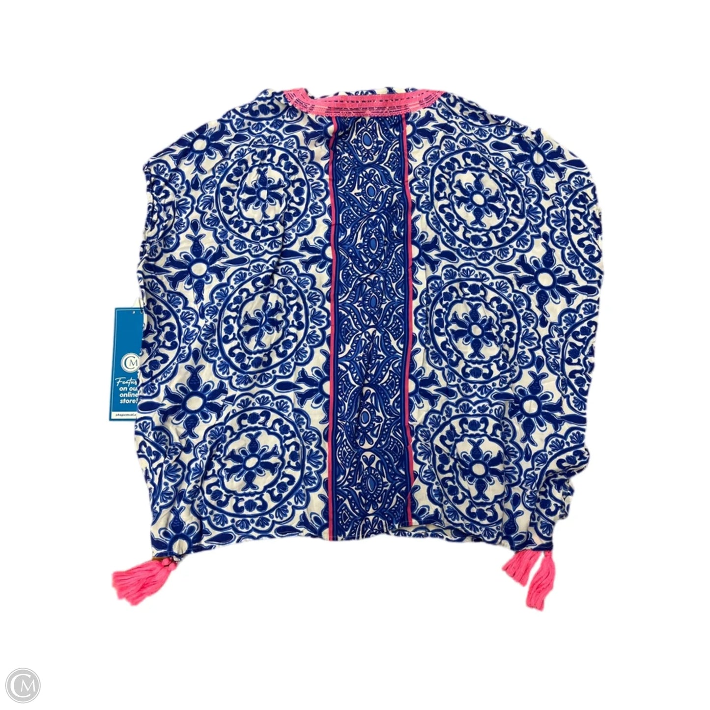Swimwear Cover-up Designer By Lilly Pulitzer In Blue, Size: L