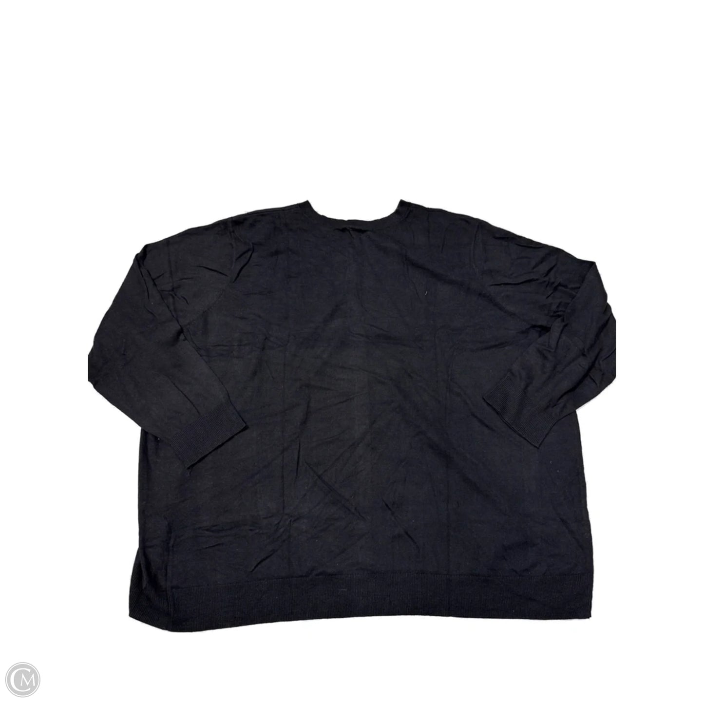 New! Cardigan By Croft And Barrow In Black, Size: 4x