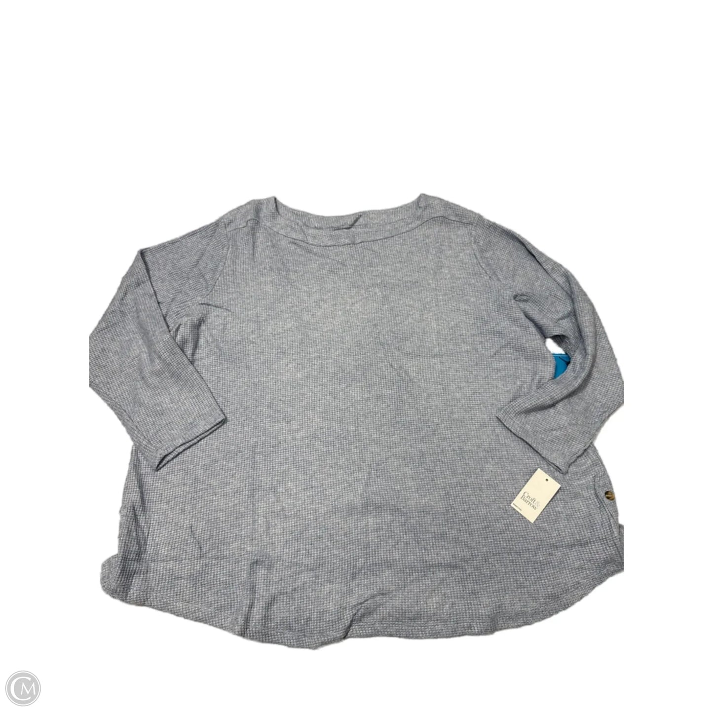 New! Sweater By Croft And Barrow In Blue, Size: 4x