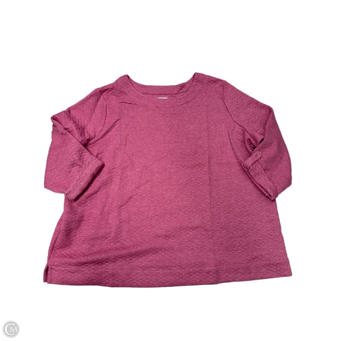 New! Sweater By Croft And Barrow In Pink, Size: 4x