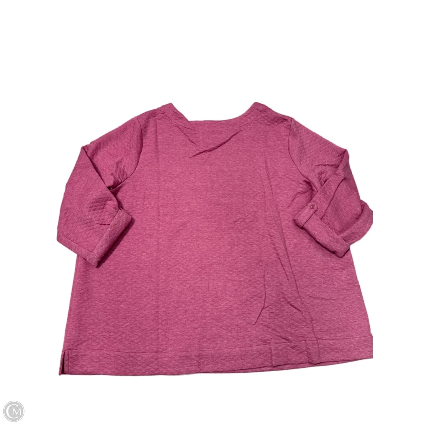New! Sweater By Croft And Barrow In Pink, Size: 4x