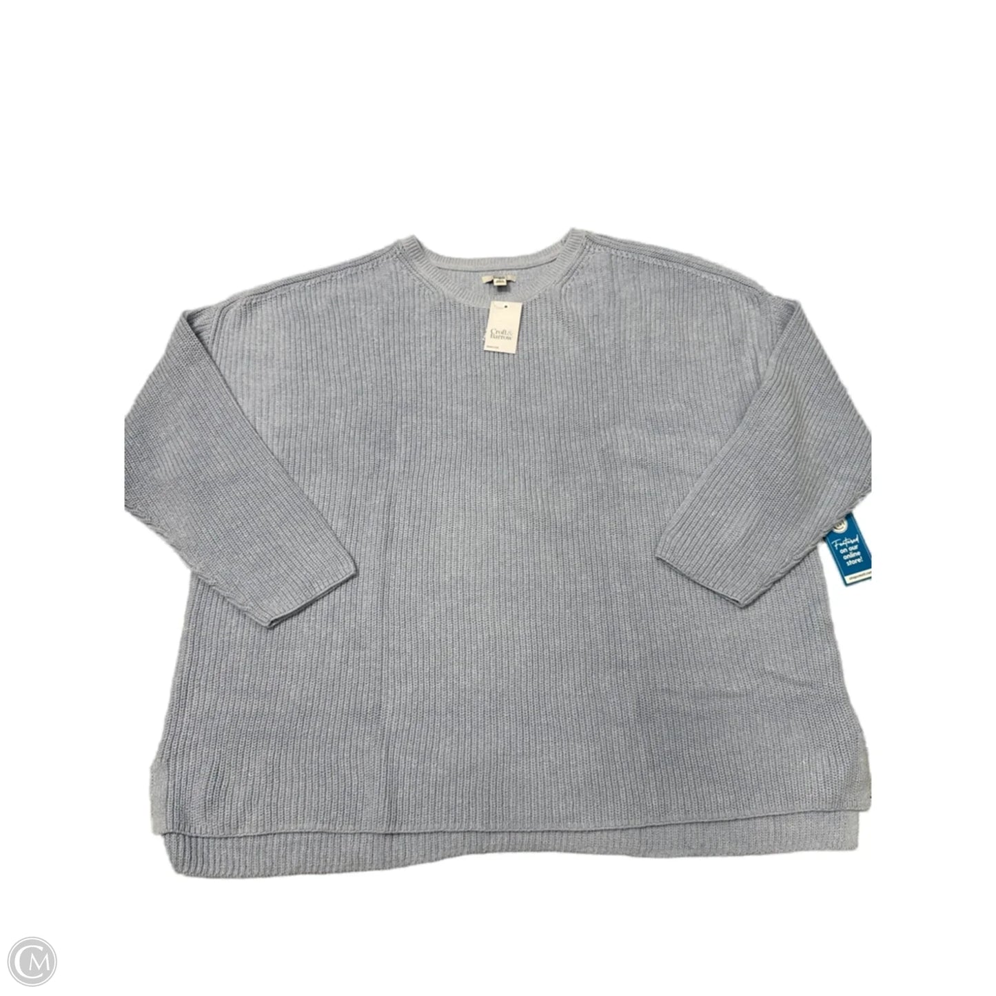 New! Sweater By Croft And Barrow In Blue, Size: 4x