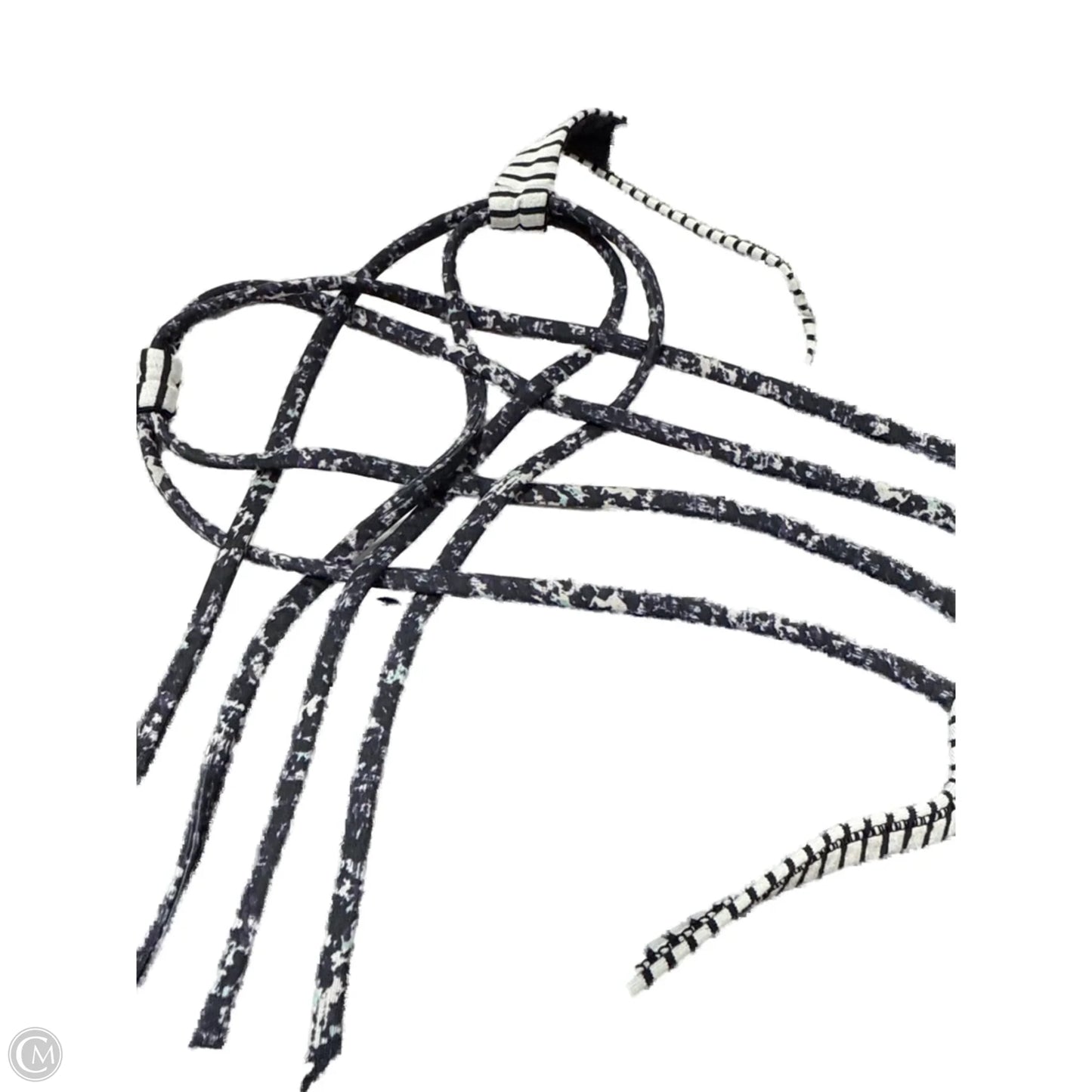 Athletic Bra By Lululemon In Striped Pattern, Size: 8