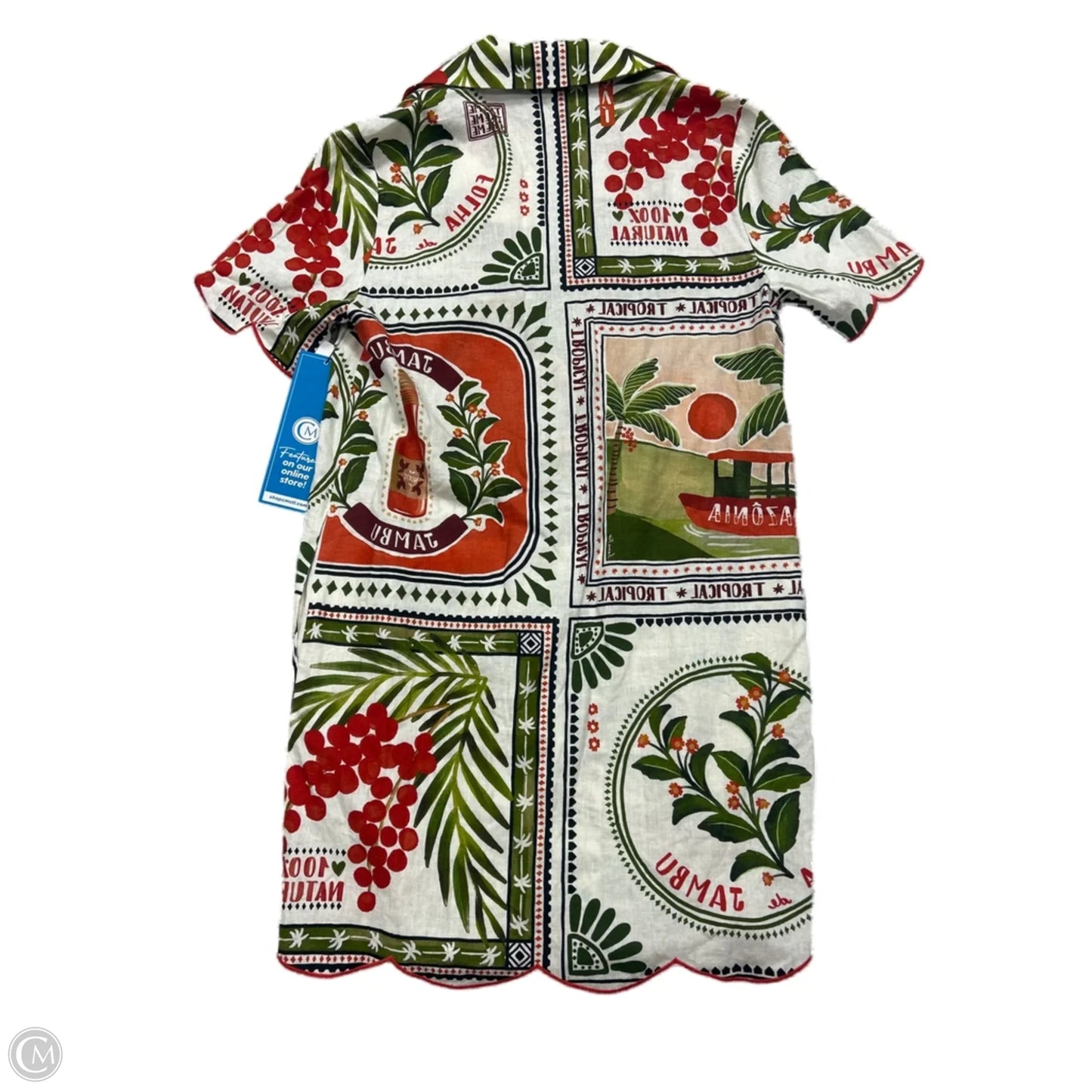 Dress Casual Short By Farm Rio In Multi-colored, Size: Xs