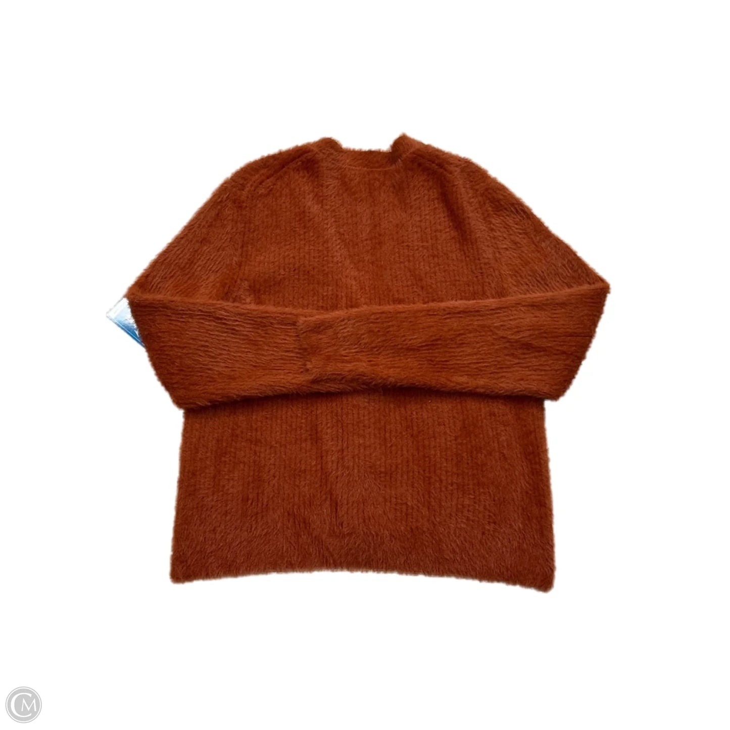 Sweater Cardigan By Banana Republic In Orange, Size: L
