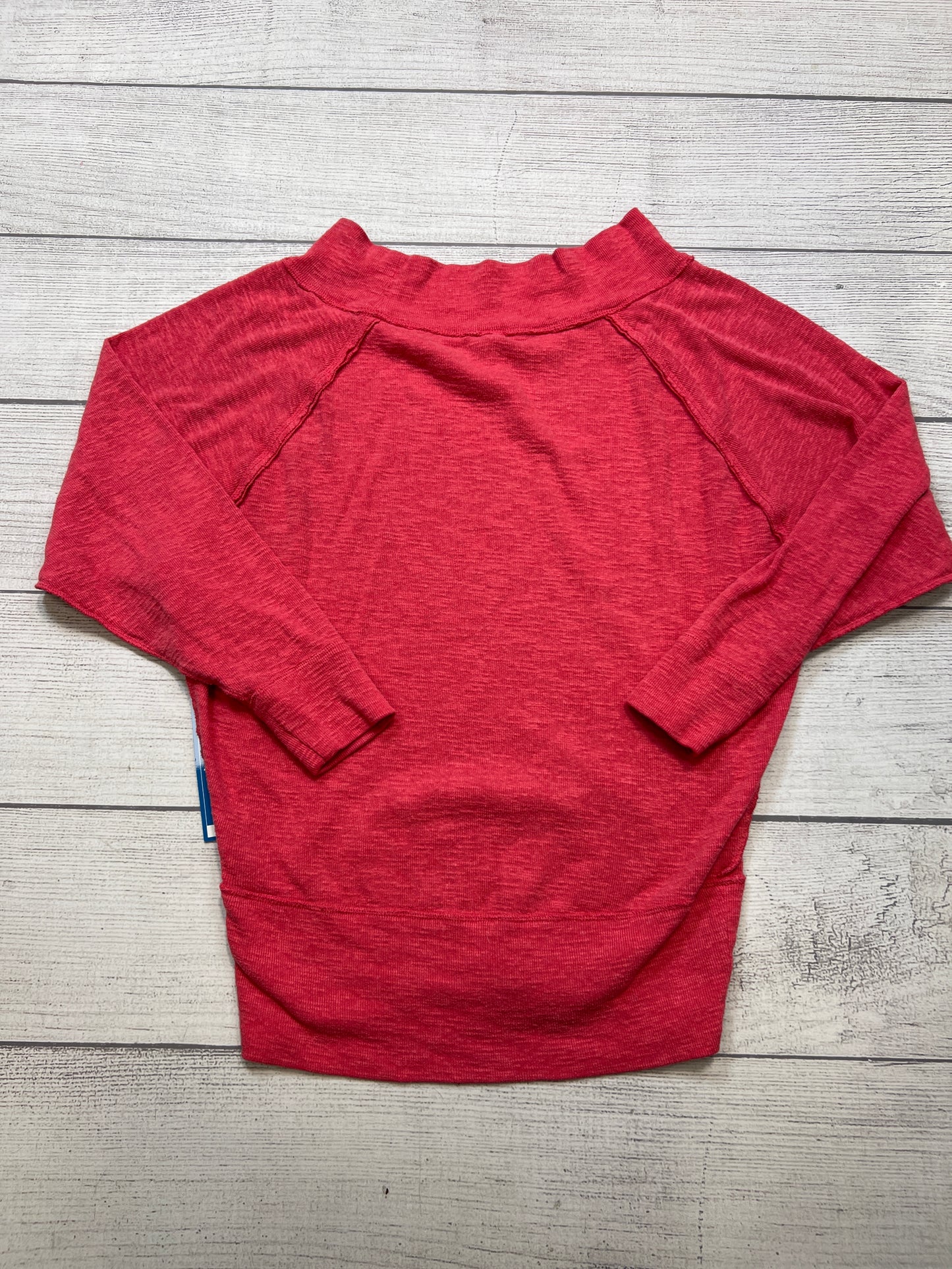 Top Long Sleeve By Free People In Pink, Size: M