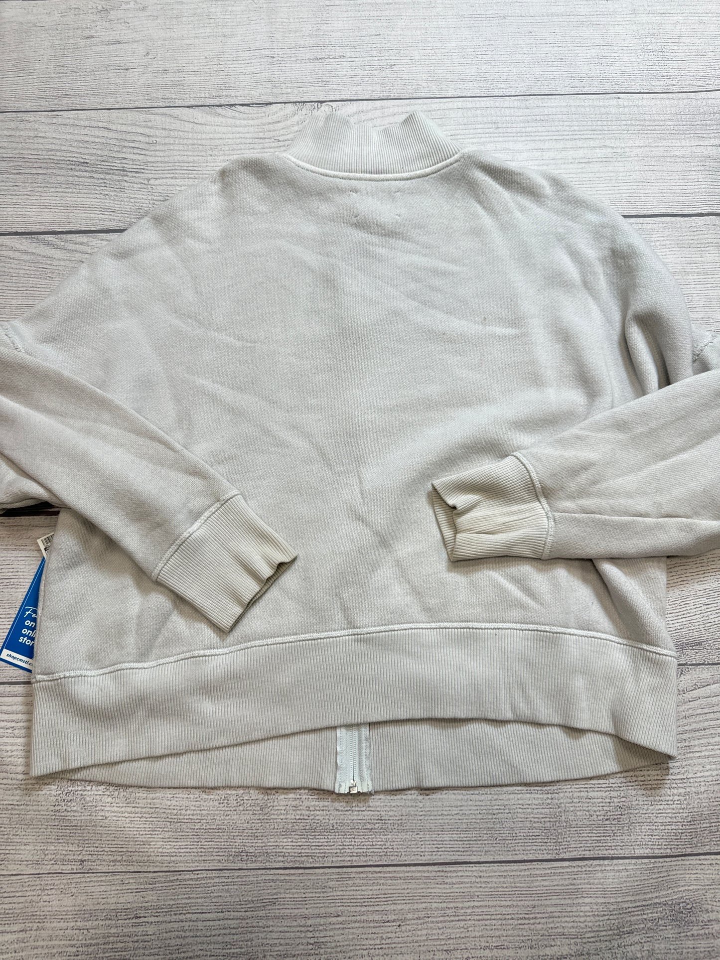 Sweatshirt Collar By Aerie In Grey, Size: L