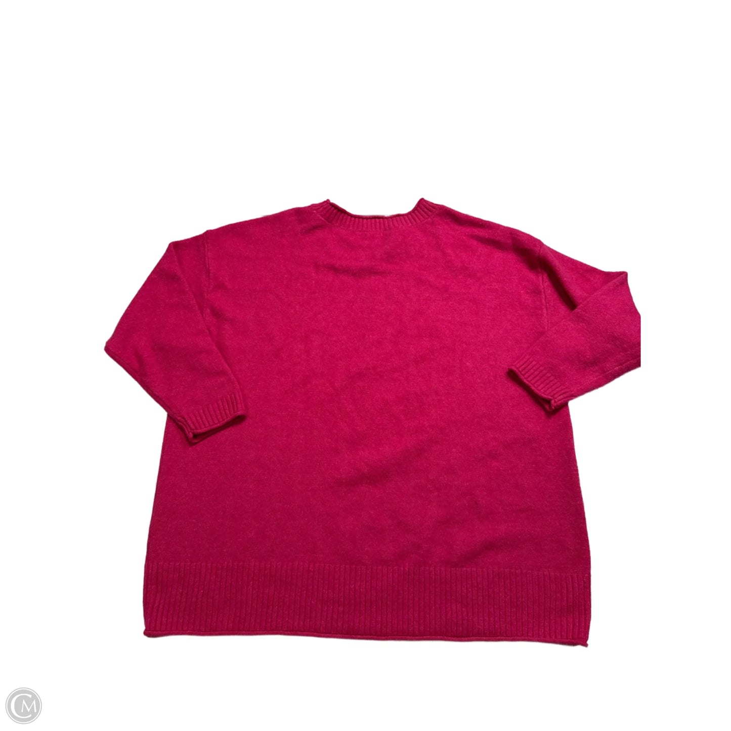 Sweater By Terra & Sky In Pink, Size: 2x