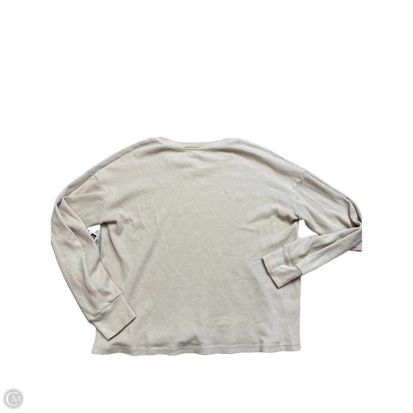 Top Long Sleeve By Evereve In Tan, Size: S