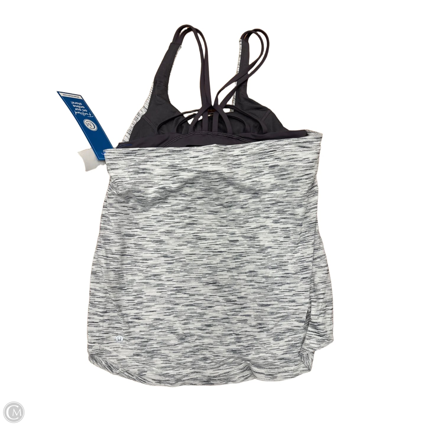 Athletic Tank Top By Lululemon In Grey, Size: S