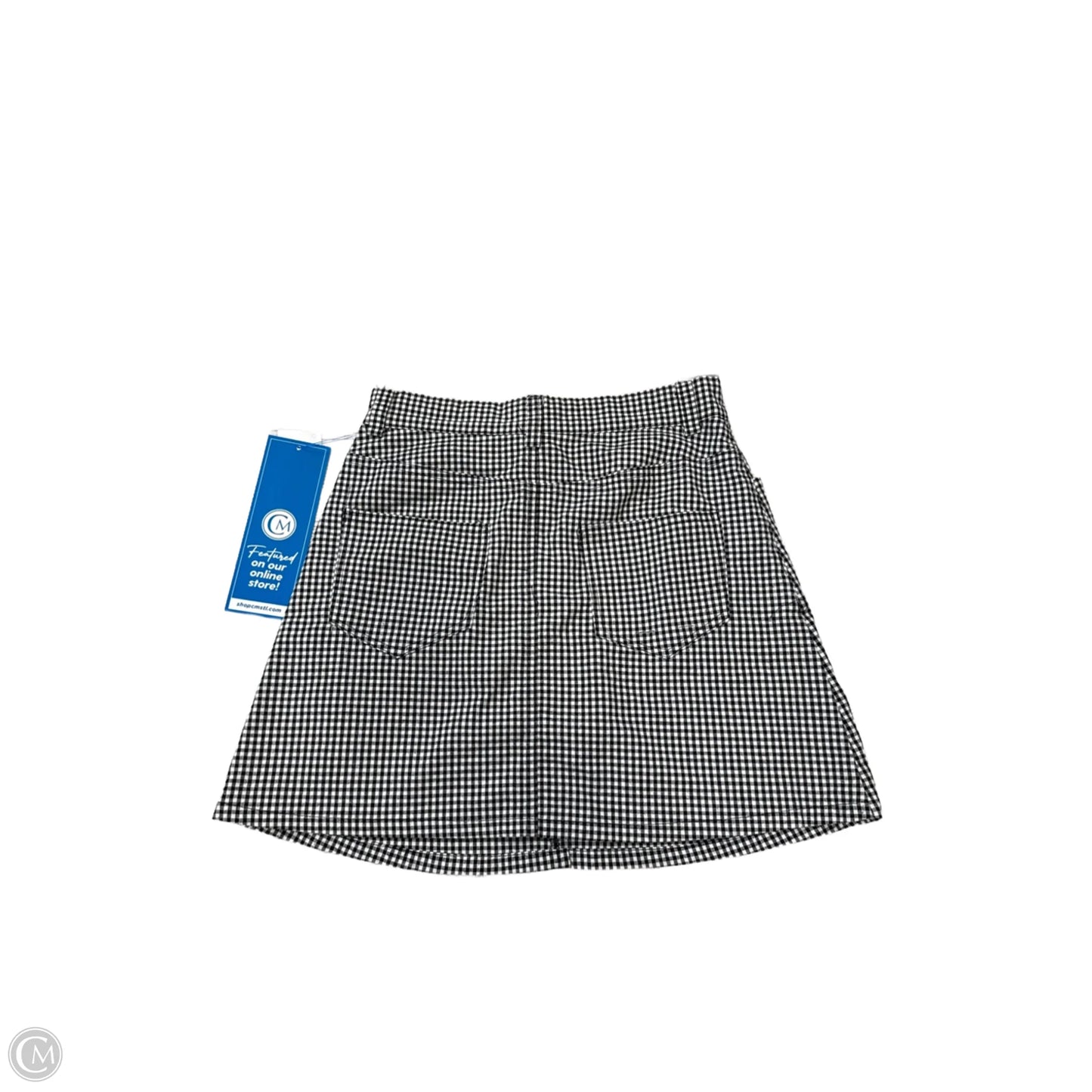 Skirt Mini & Short By John Galt In Black & White, Size: S