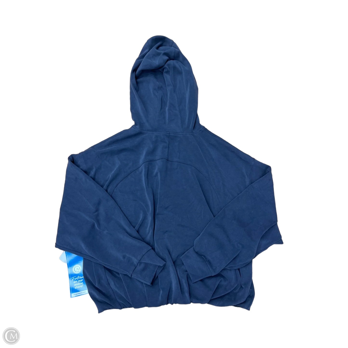 Athletic Sweatshirt Hoodie By Athleta In Navy, Size: L