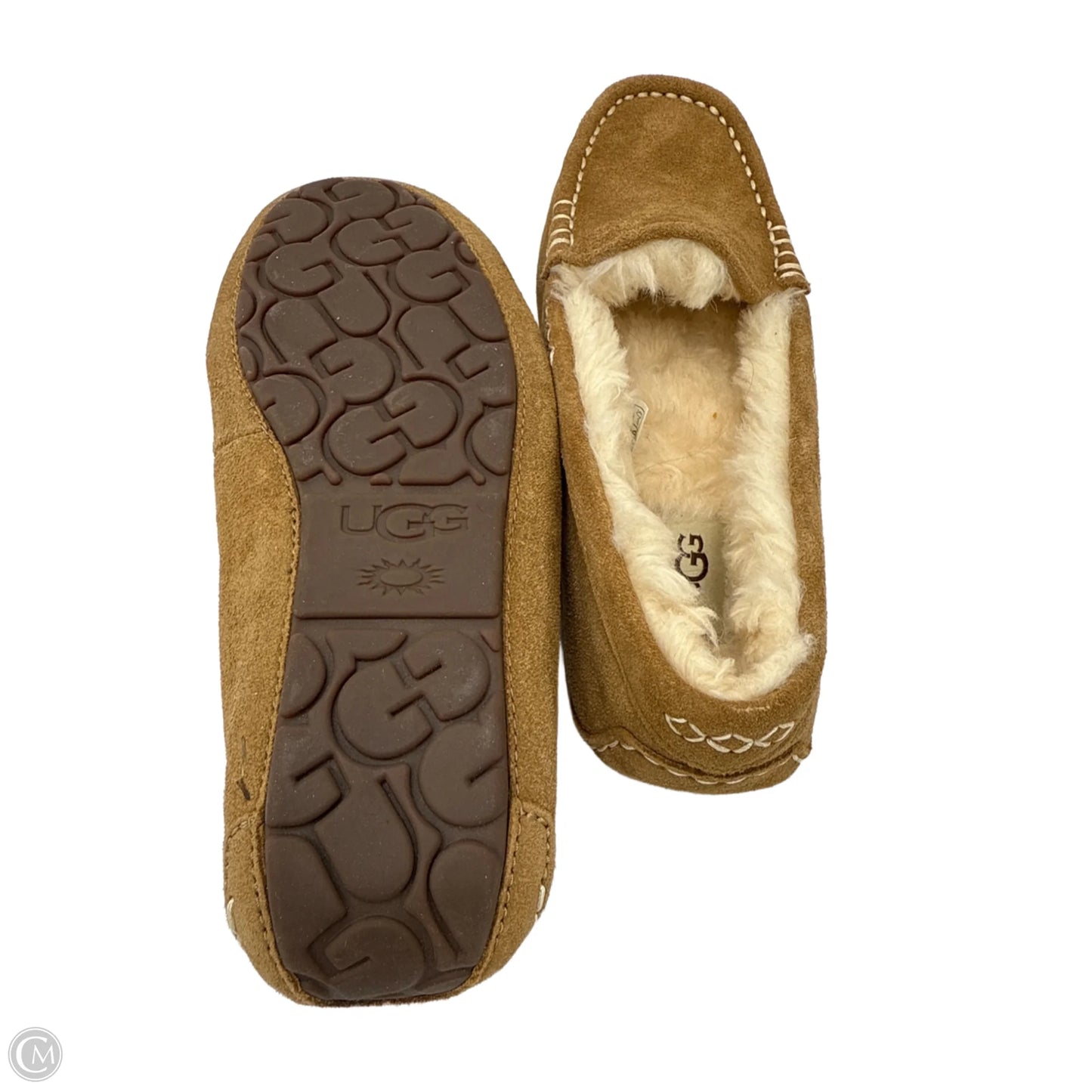 Shoes / Slippers Designer By UGG In Brown, Size: 6