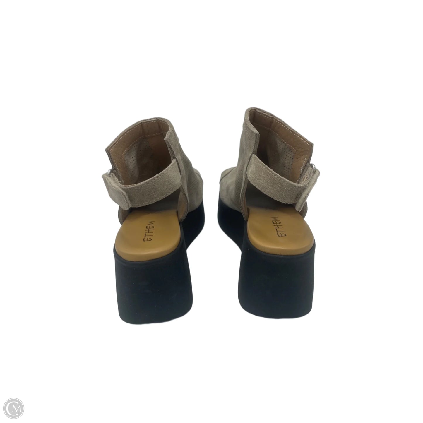 Shoes Heels Platform By Ethem In Beige, Size: 8