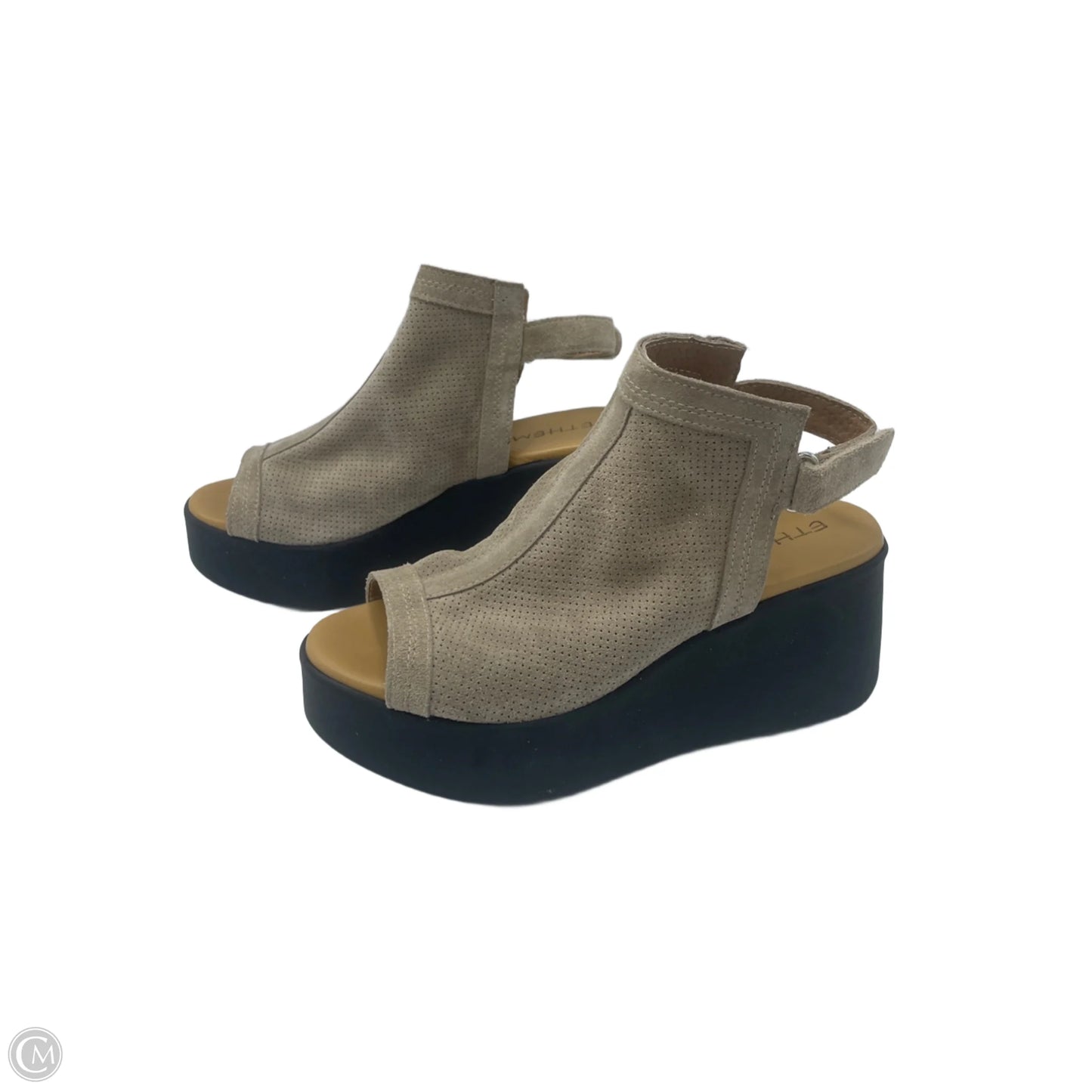 Shoes Heels Platform By Ethem In Beige, Size: 8