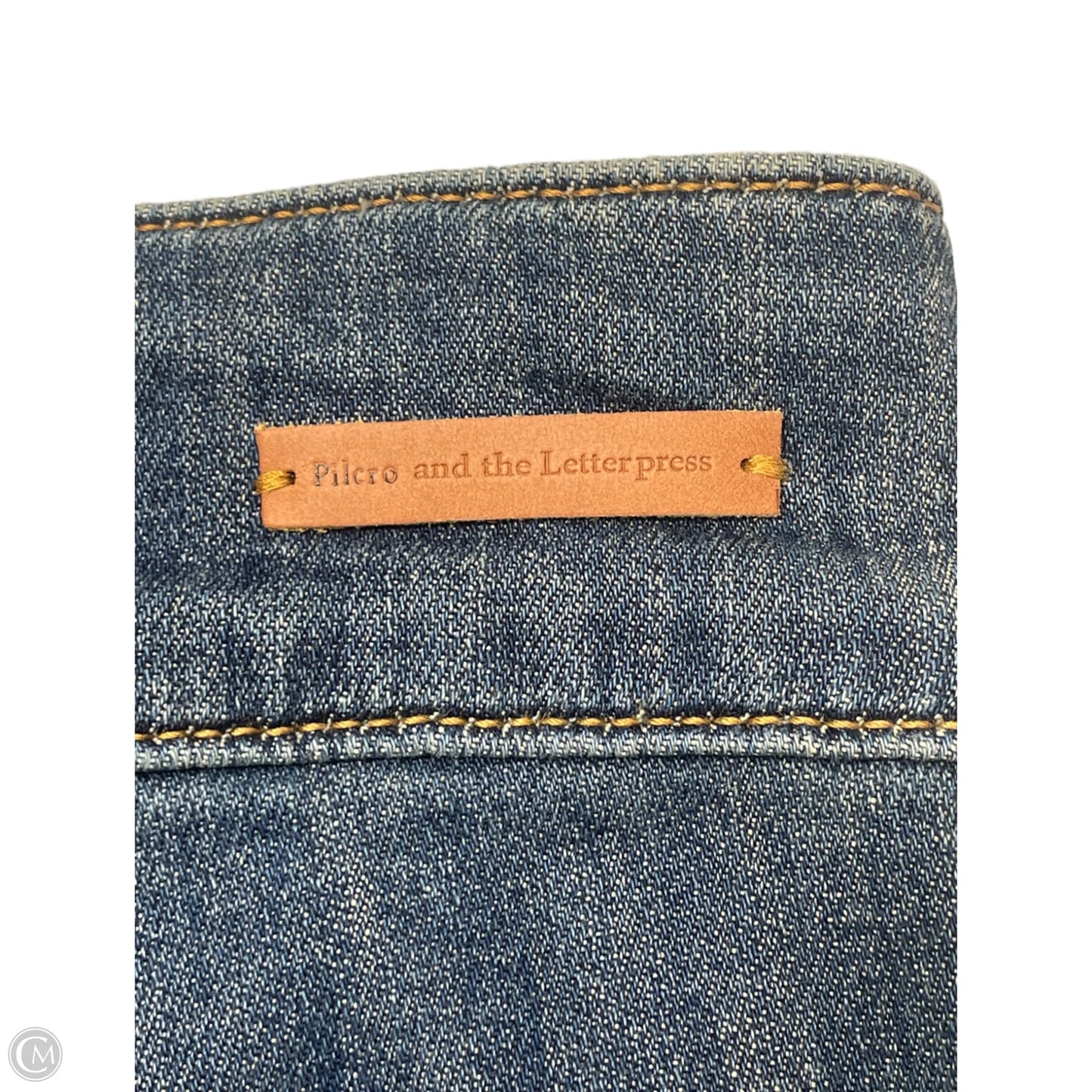 Jeans Wide Leg By Anthropologie In Blue Denim, Size: 6