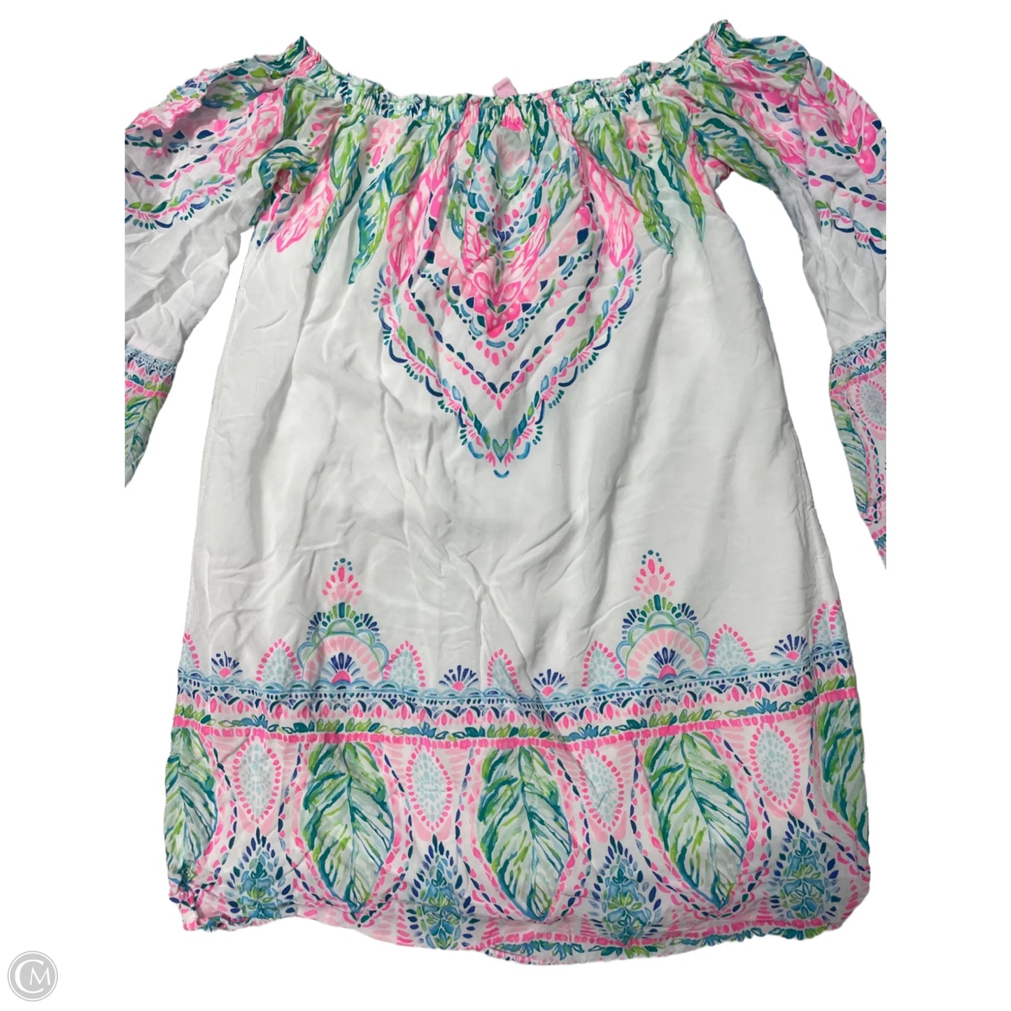 Top Long Sleeve Designer By Lilly Pulitzer In White, Size: S
