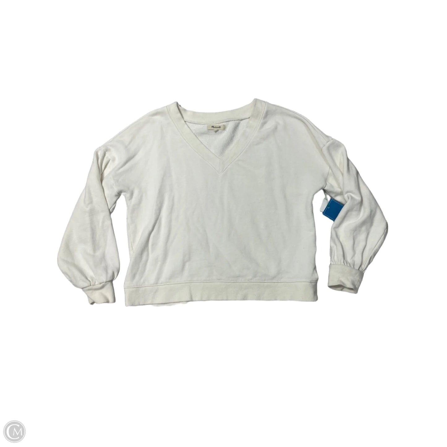 Sweatshirt Crewneck By Madewell In White, Size: S