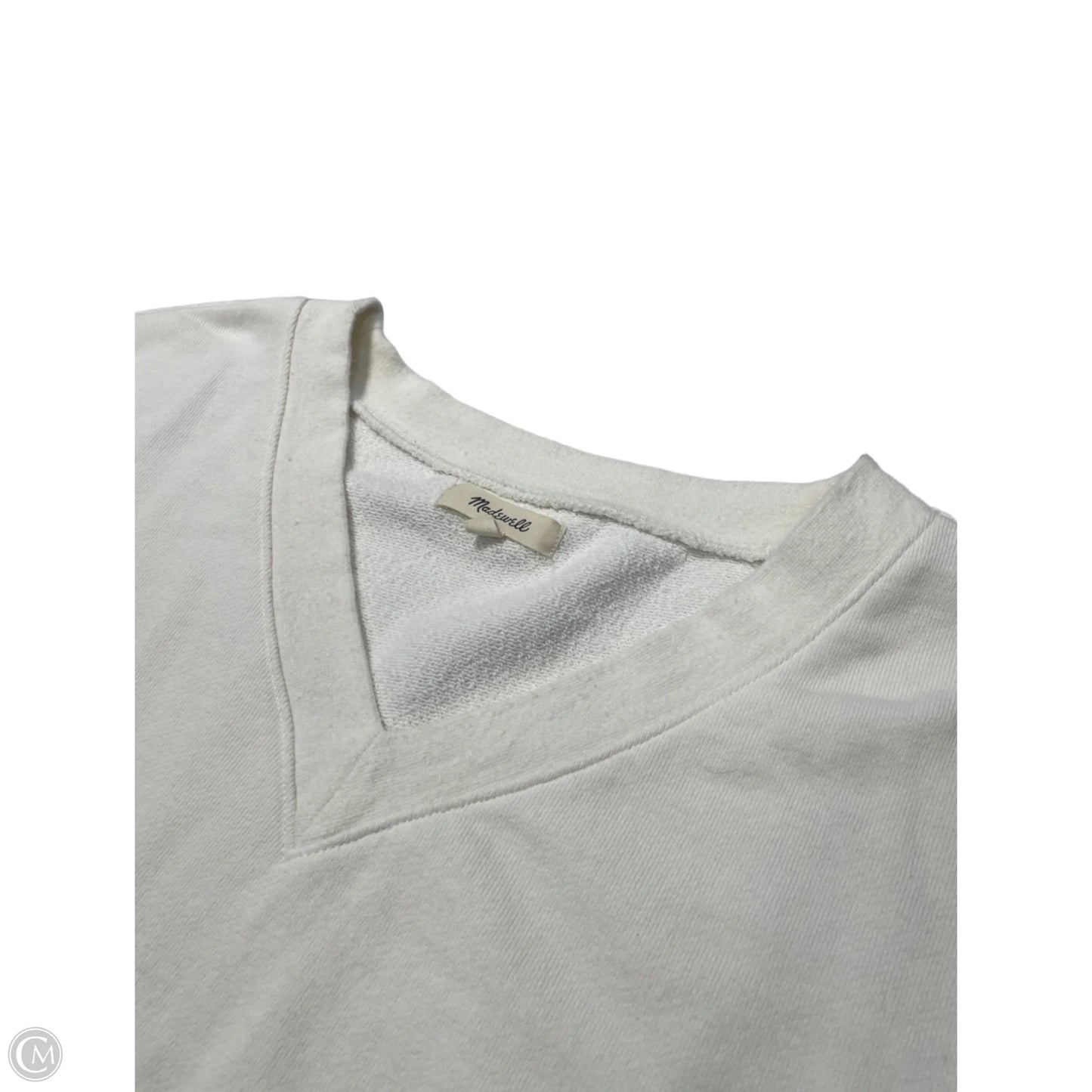 Sweatshirt Crewneck By Madewell In White, Size: S