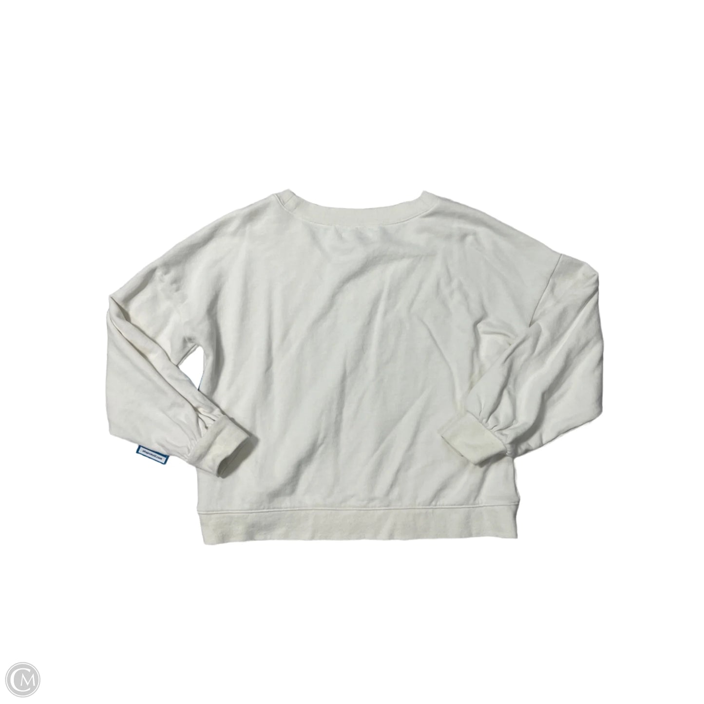 Sweatshirt Crewneck By Madewell In White, Size: S