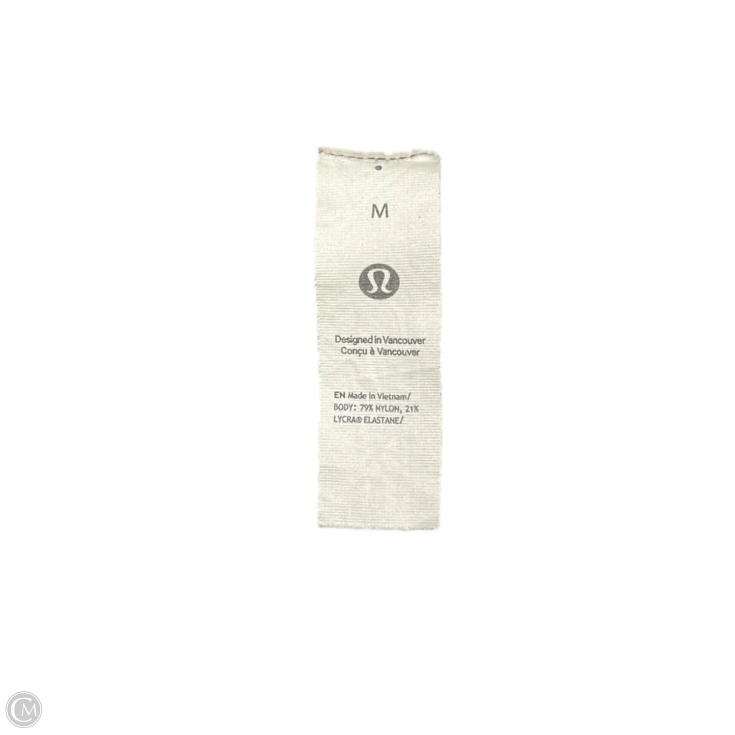 Athletic Tank Top By Lululemon In Black, Size: M