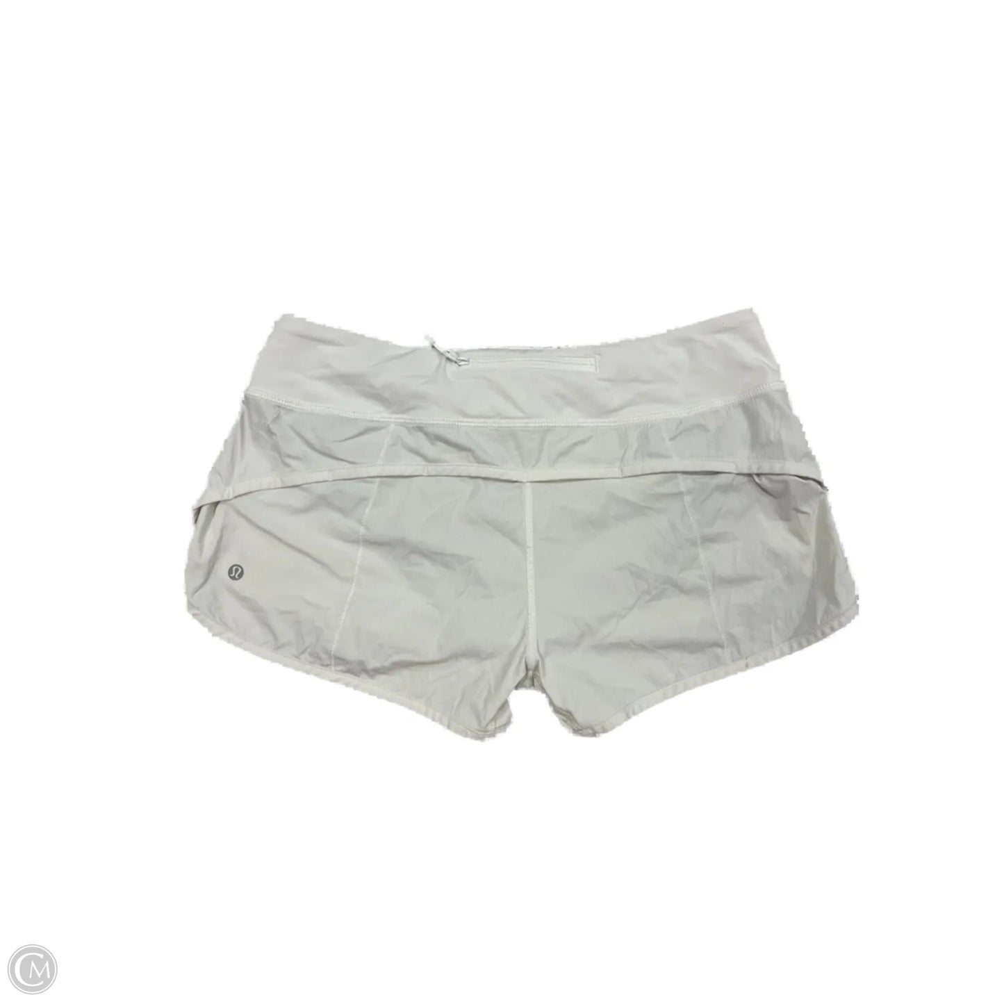Athletic Shorts By Lululemon In White, Size: M