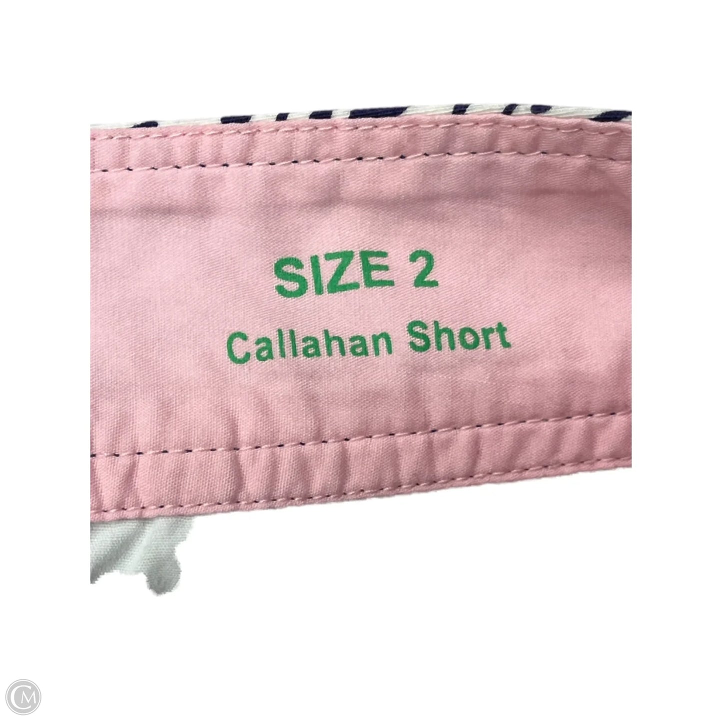 Shorts Designer By Lilly Pulitzer In Blue & White, Size: 2