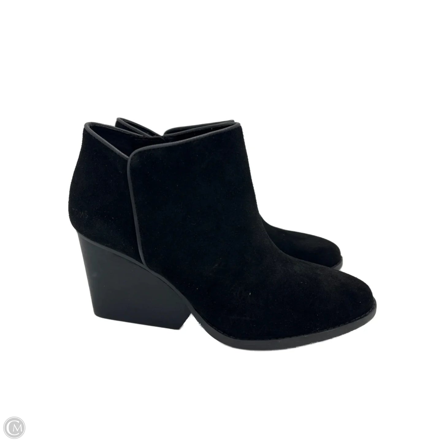 NEW! Boots Ankle Heels By Toms In Black, Size: 9
