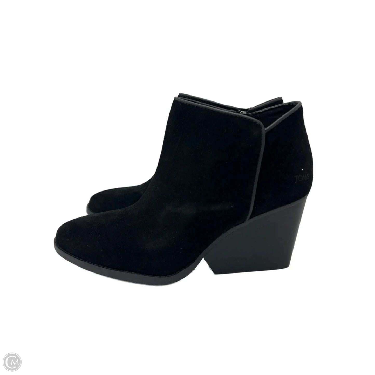 NEW! Boots Ankle Heels By Toms In Black, Size: 9