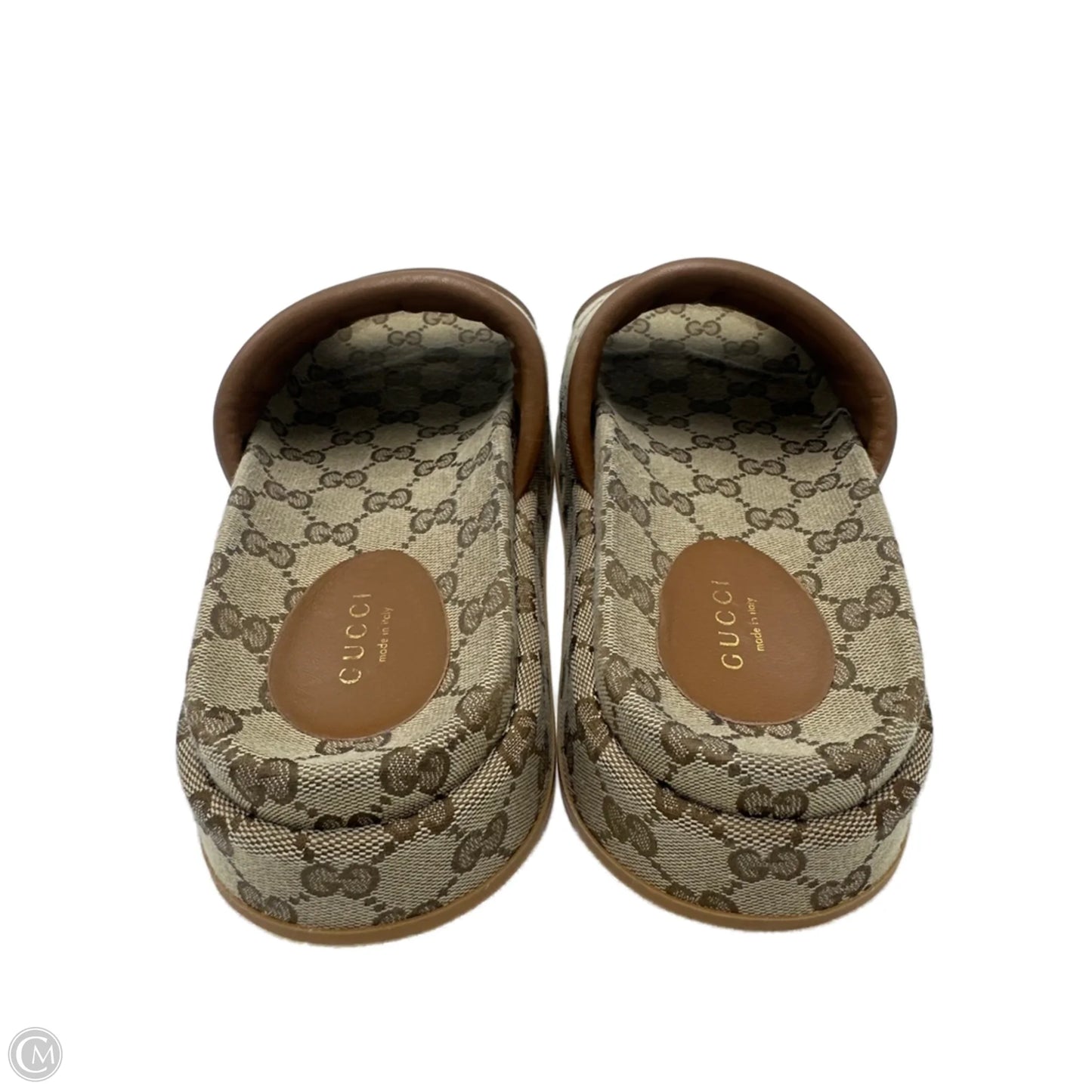 Gucci Clarice GG Luxury Designer Platform Sandals, Size: 8 (39)