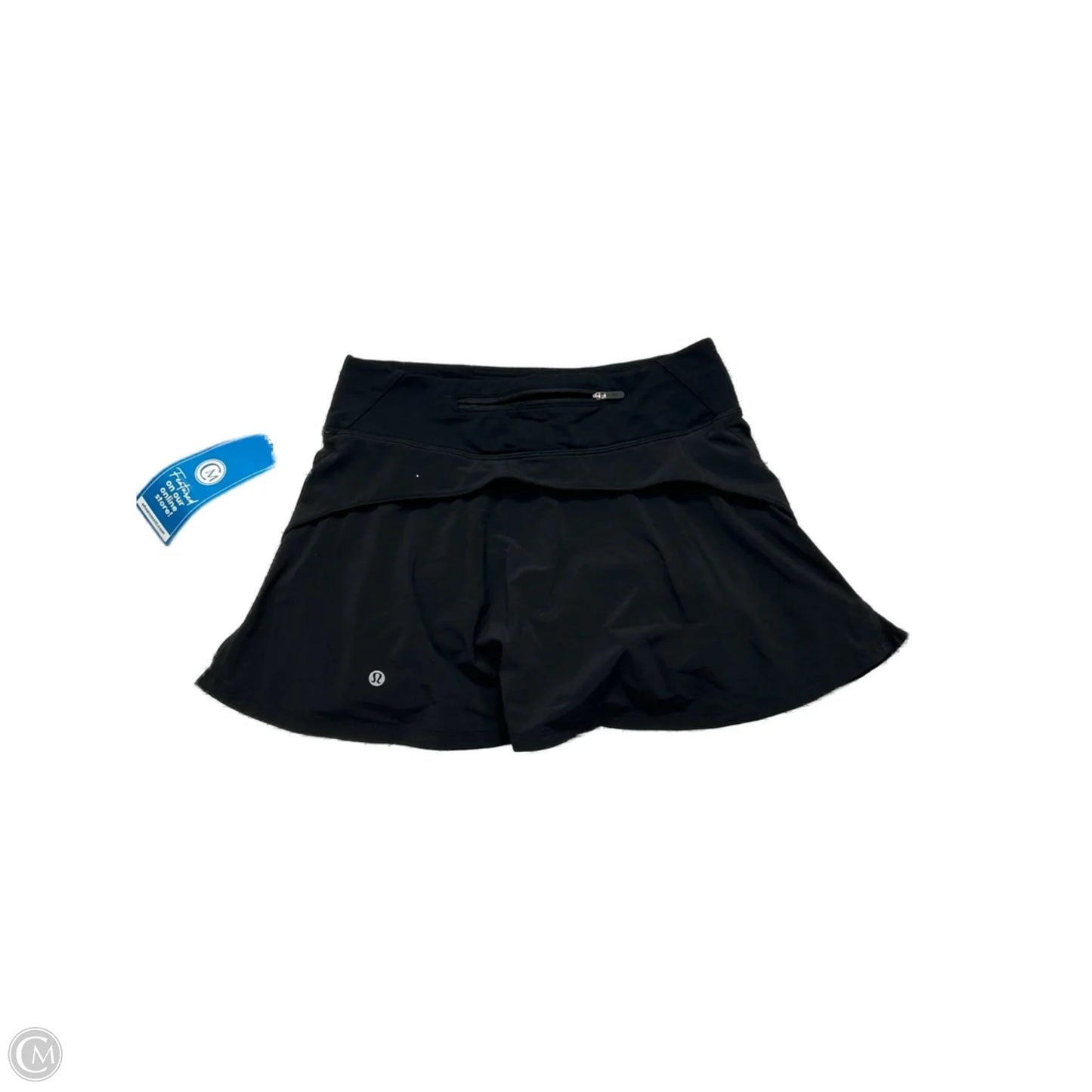 Athletic Skirt By Lululemon In Black, Size: S