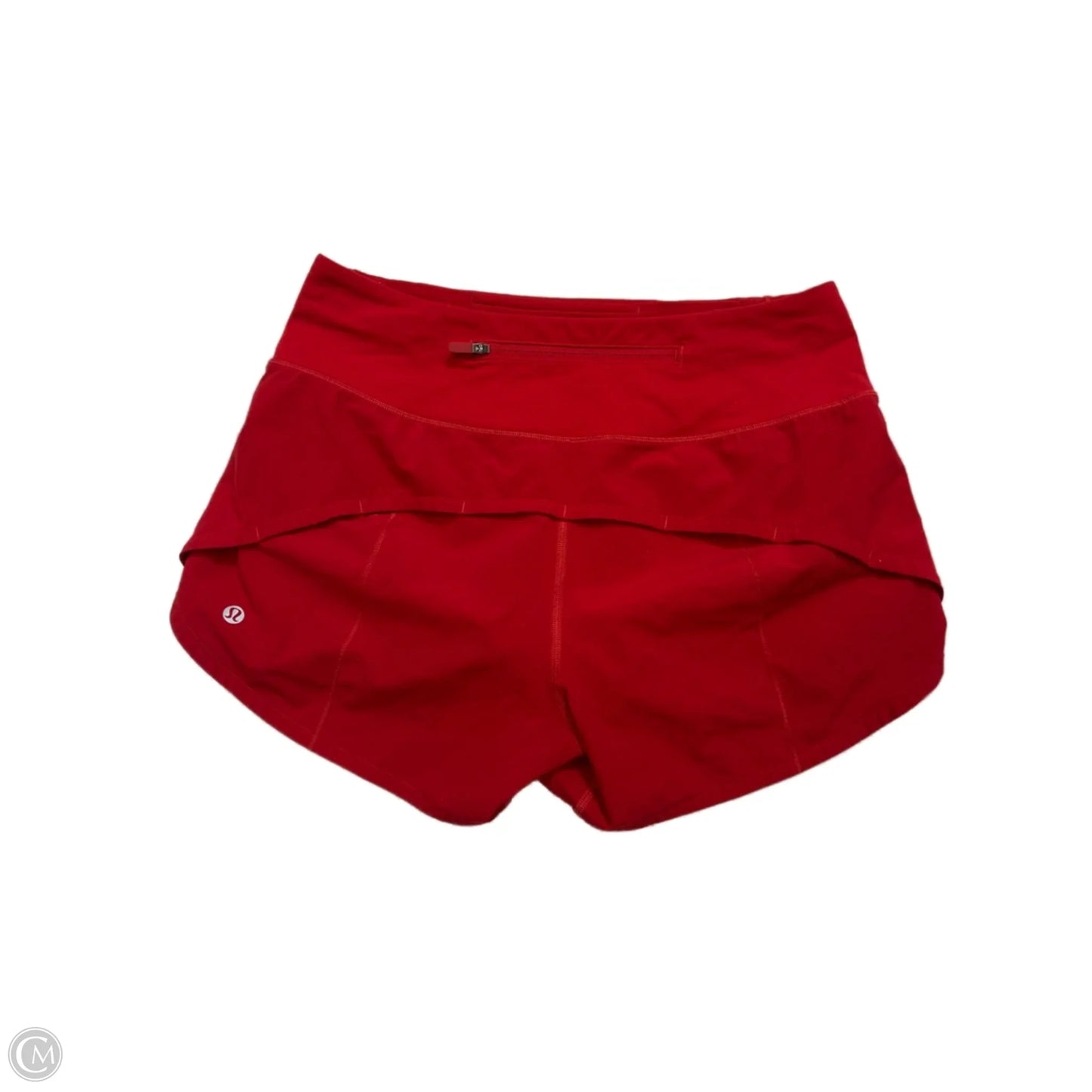 Athletic Shorts By Lululemon In Red, Size: S