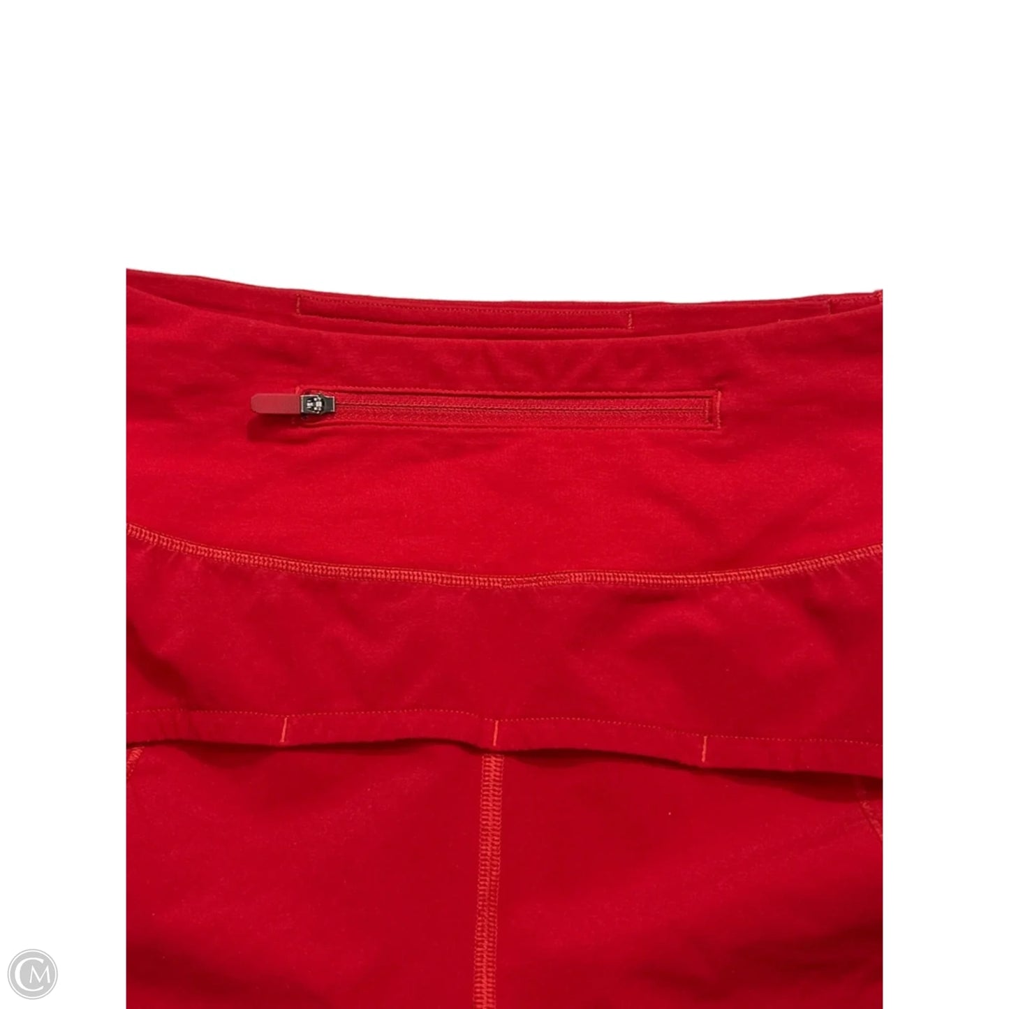 Athletic Shorts By Lululemon In Red, Size: S