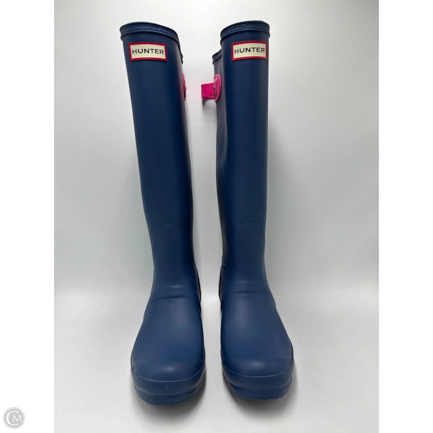 Boots Knee Flats By Hunter In Blue, Size: 8