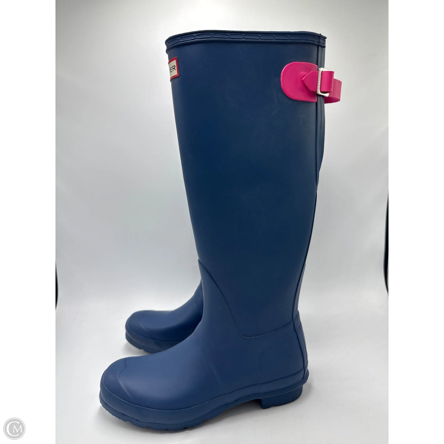 Boots Knee Flats By Hunter In Blue, Size: 8