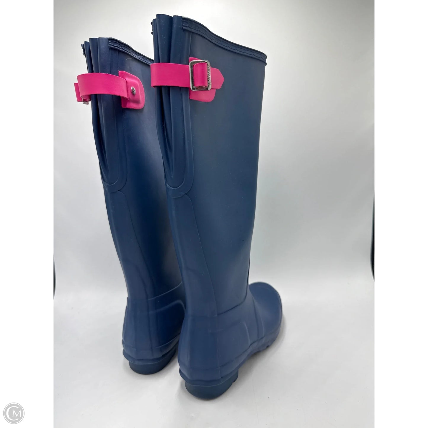 Boots Knee Flats By Hunter In Blue, Size: 8