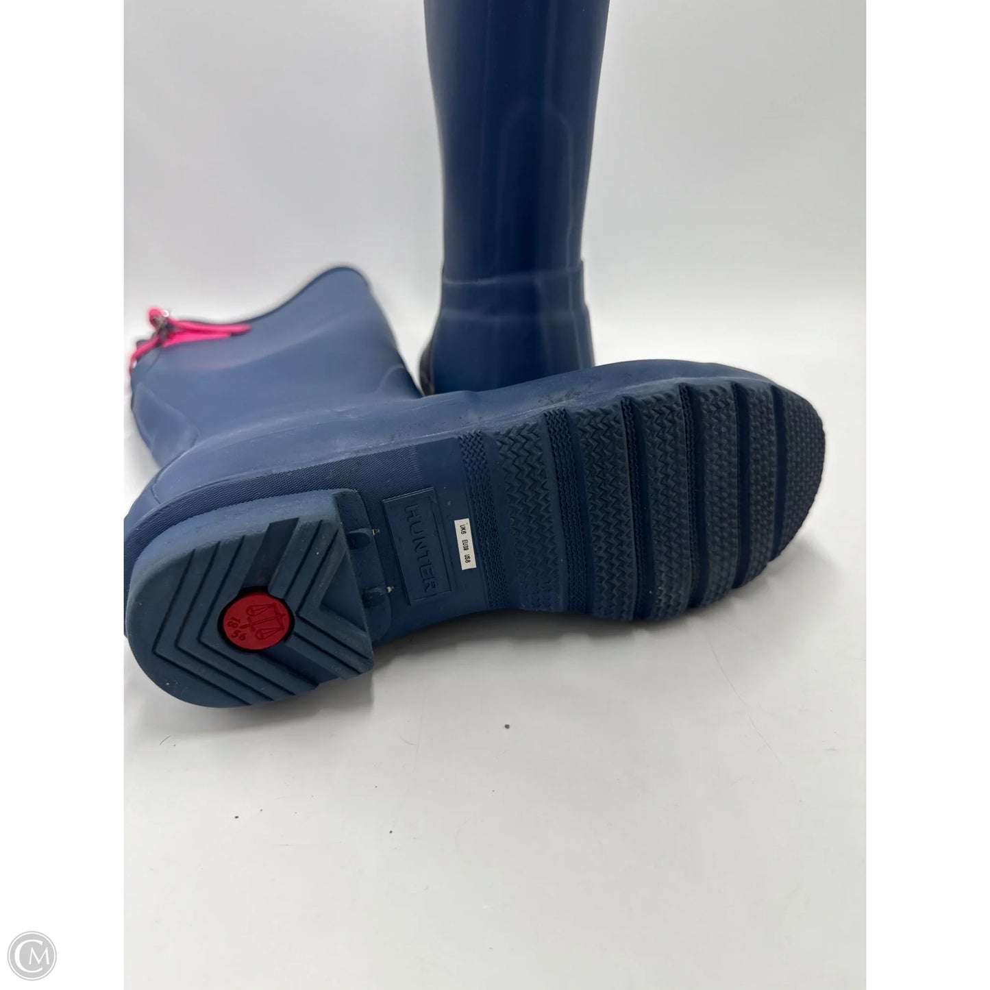 Boots Knee Flats By Hunter In Blue, Size: 8