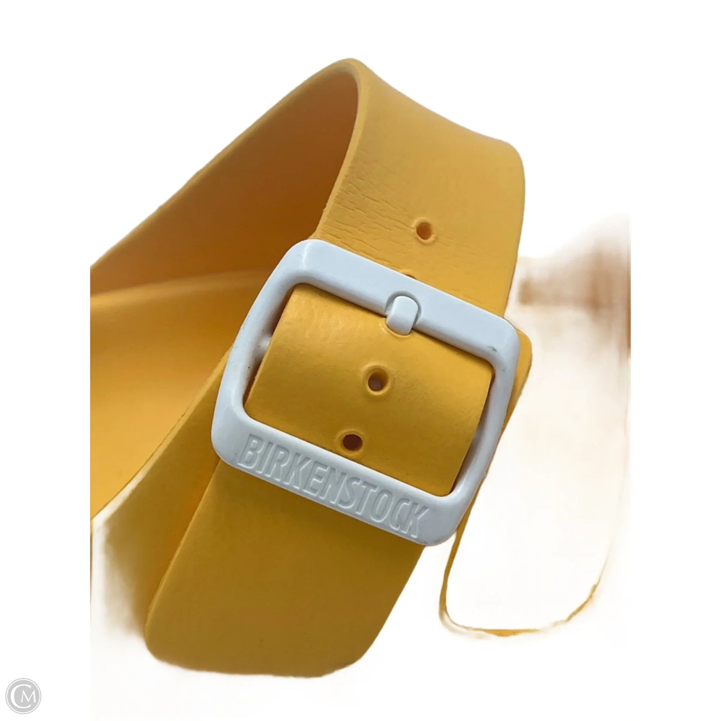 Sandals Designer By Birkenstock In Yellow, Size: 7.5