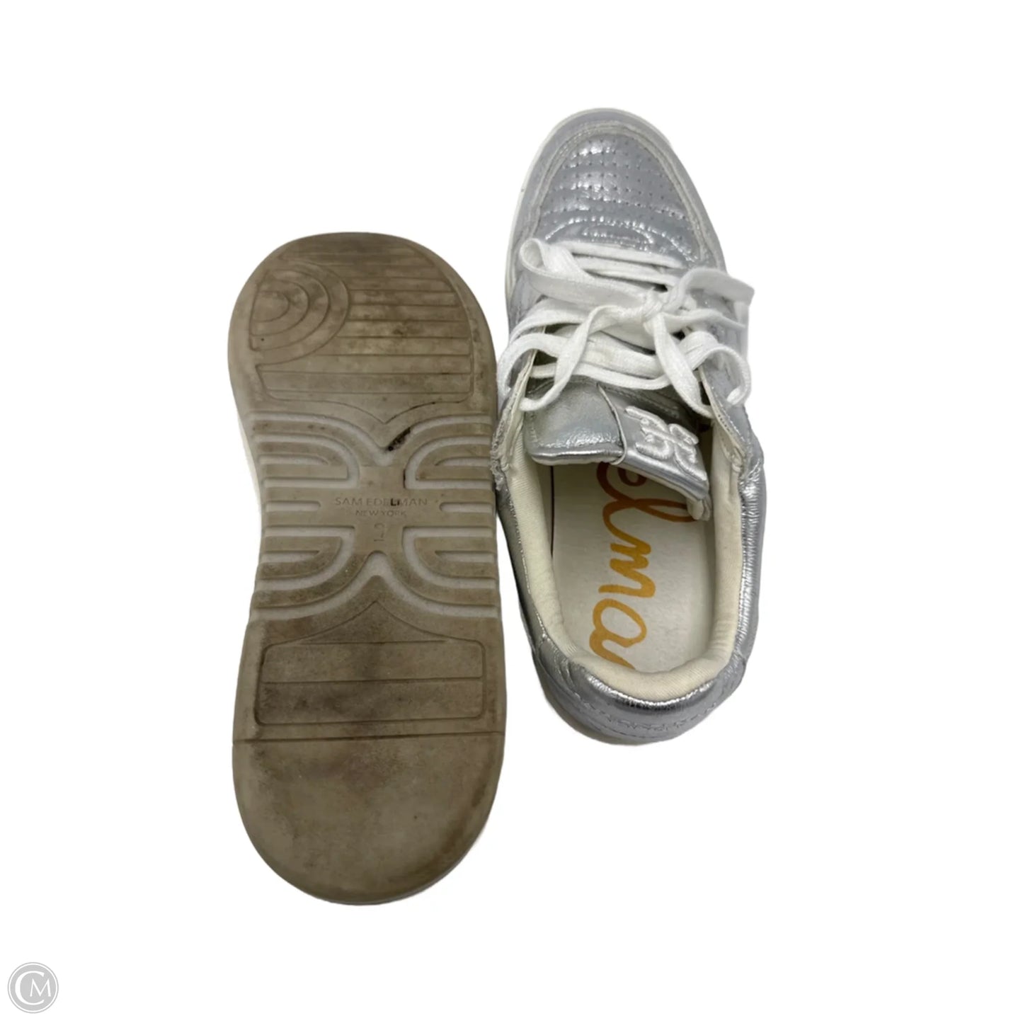 Shoes Athletic By Sam Edelman In Silver, Size: 9