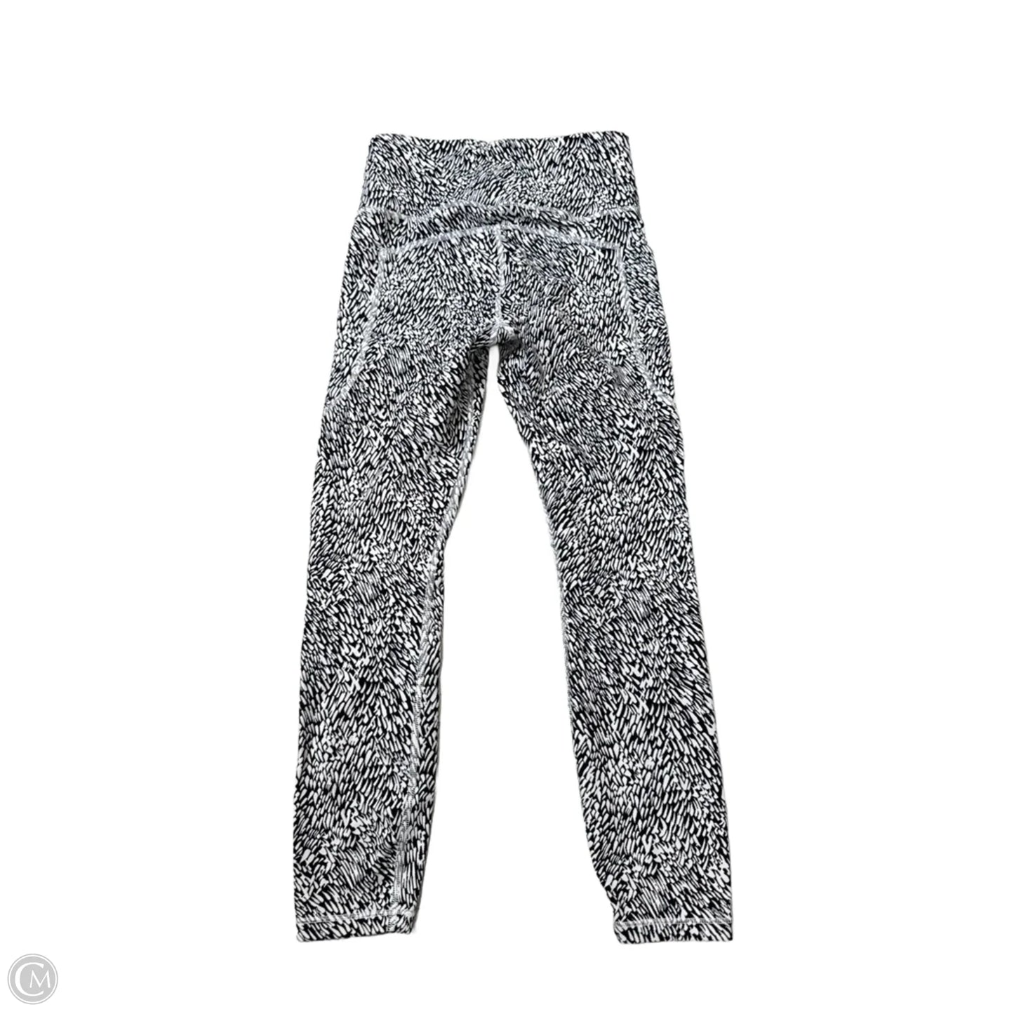 Athletic Leggings By Athleta In Black & White, Size: Sp