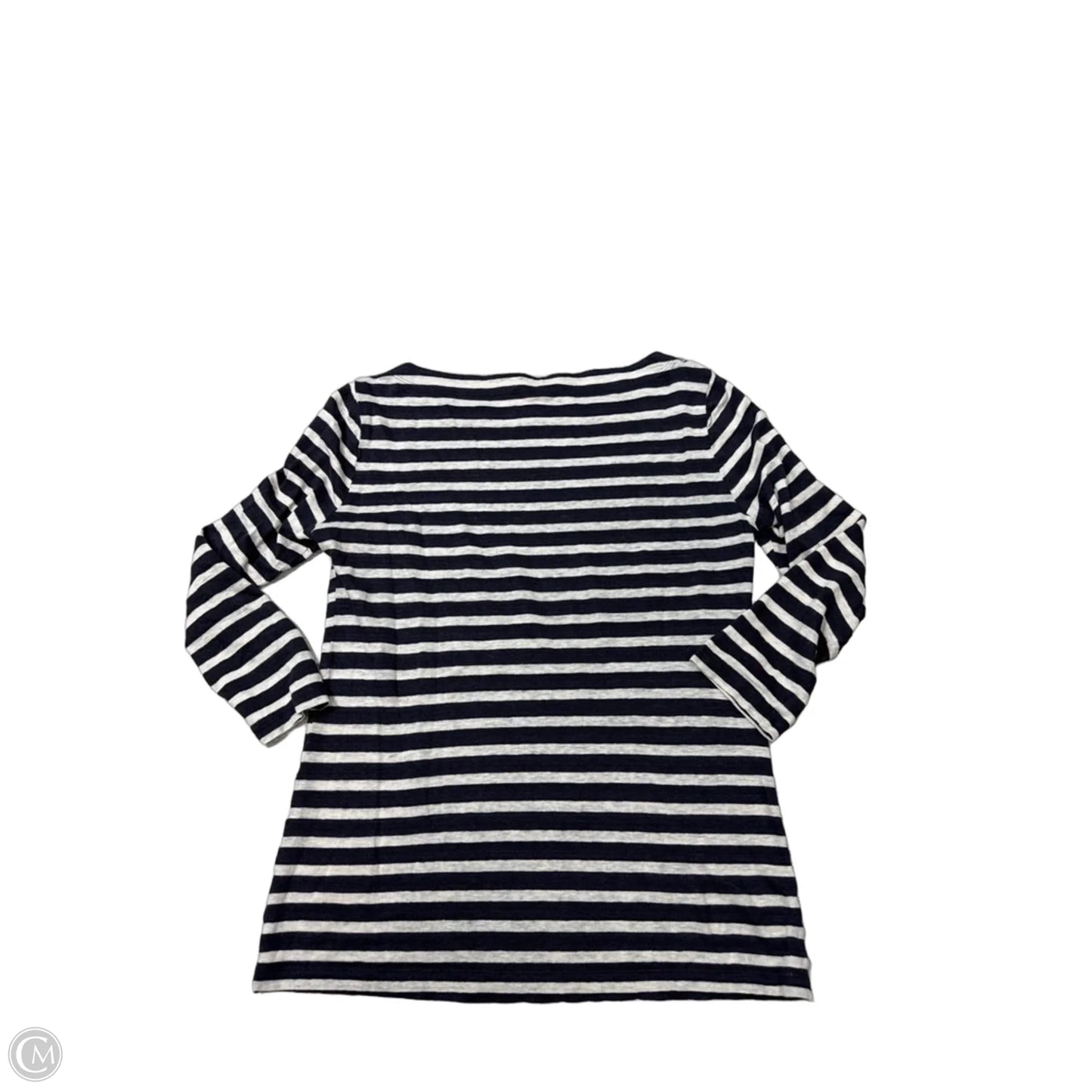 Top Long Sleeve Designer By Tory Burch In Striped Pattern, Size: M