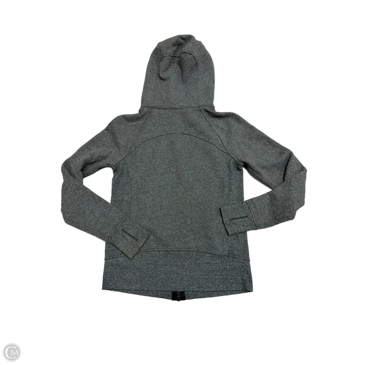 Athletic Jacket By Lululemon In Grey, Size: S